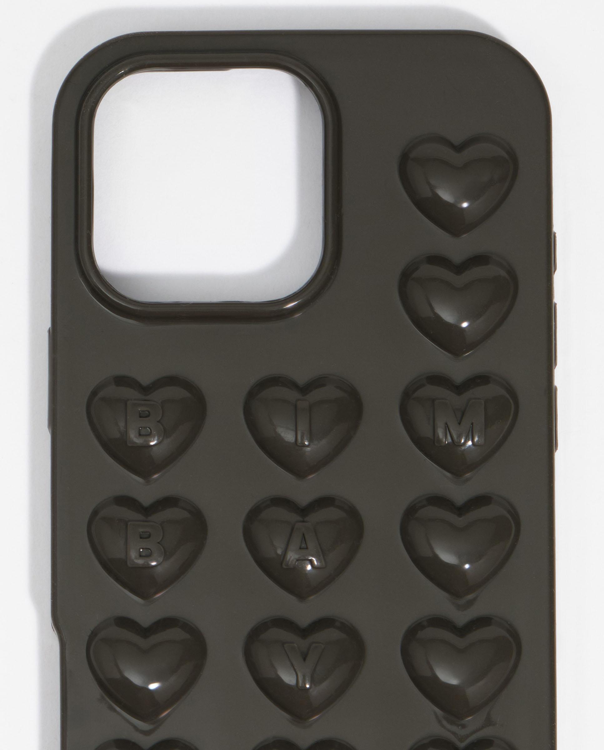 Funda silicona iphone 15 pro max brillo de colgar - Bimba y Lola - Verde oscuro Verde oscuro-3
