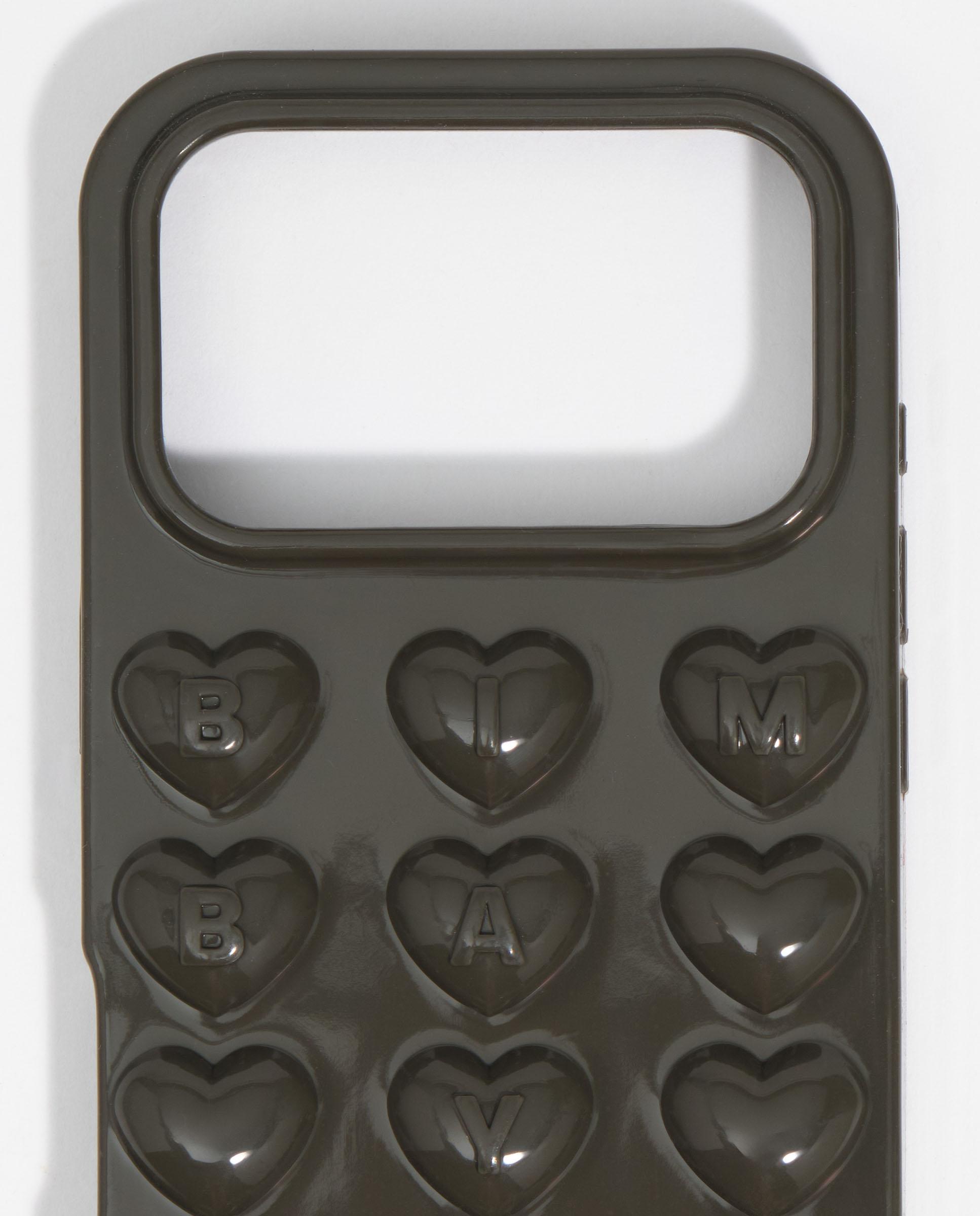Funda silicona iphone 17 pro brillo de colgar - Bimba y Lola - Verde oscuro Verde oscuro-3