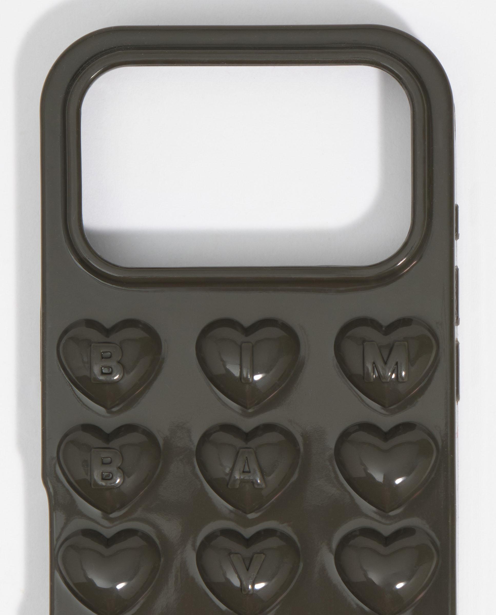Funda silicona iphone 17 pro max brillo de colgar - Bimba y Lola - Verde oscuro Verde oscuro-3