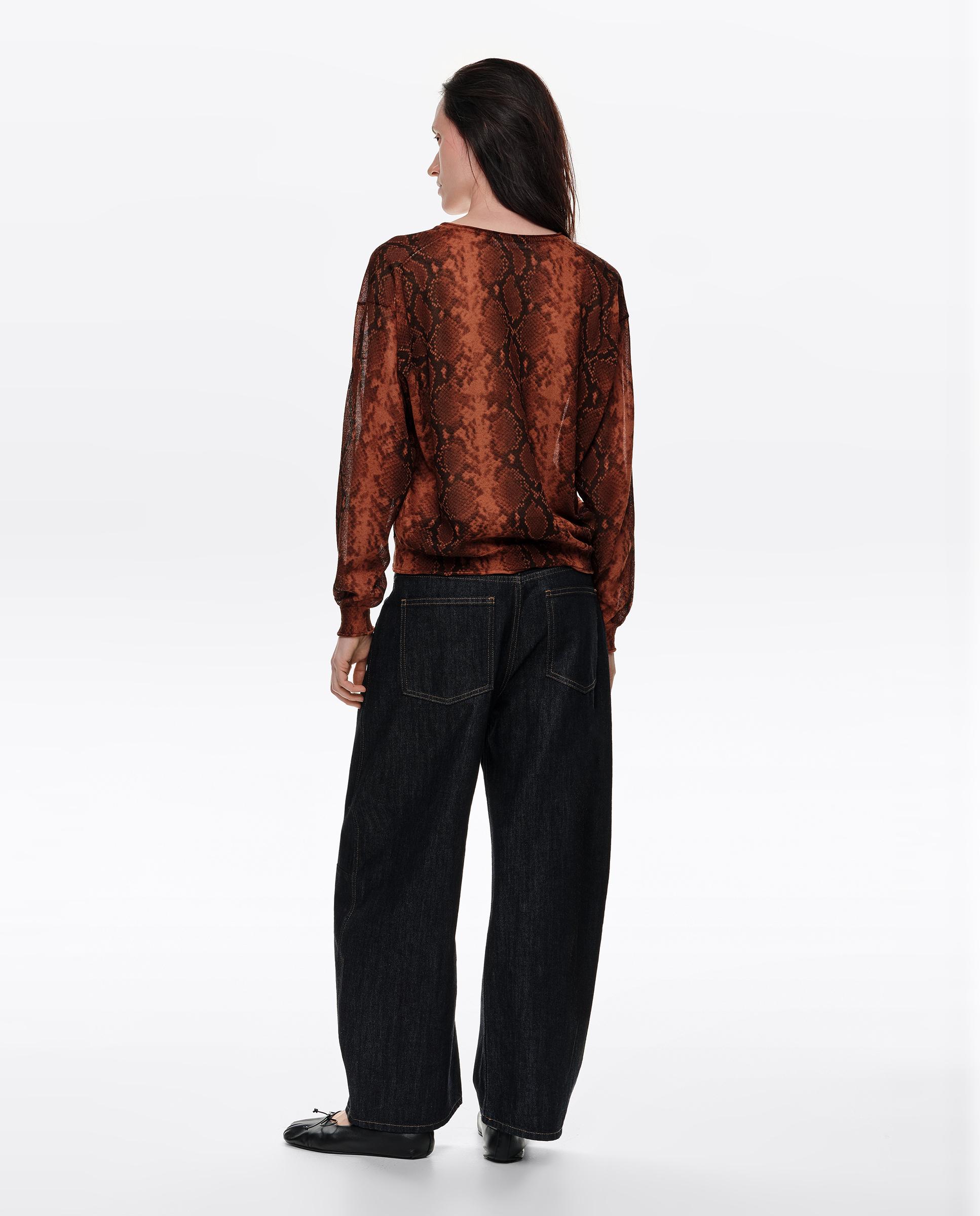 Jersey de mujer escote v snake - Bimba y Lola - Caramelo Caramelo-4