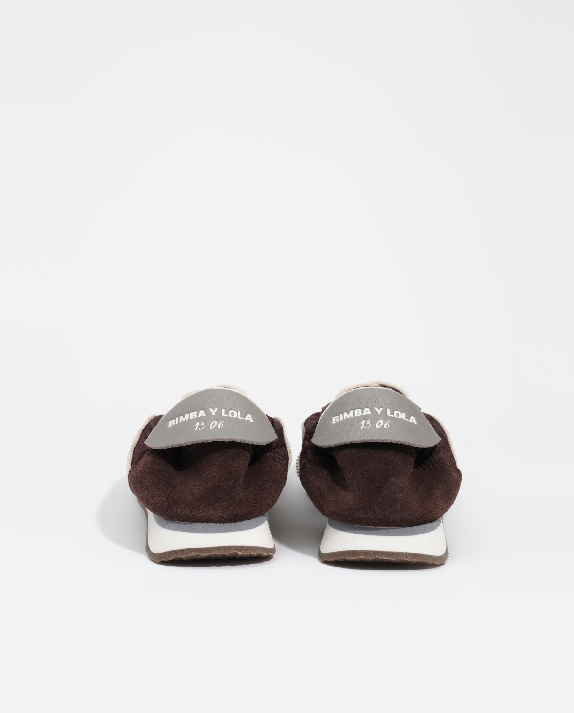Zapatillas deportivas de mujer 13 06 serraje nylon - Bimba y Lola - Granate Granate-2