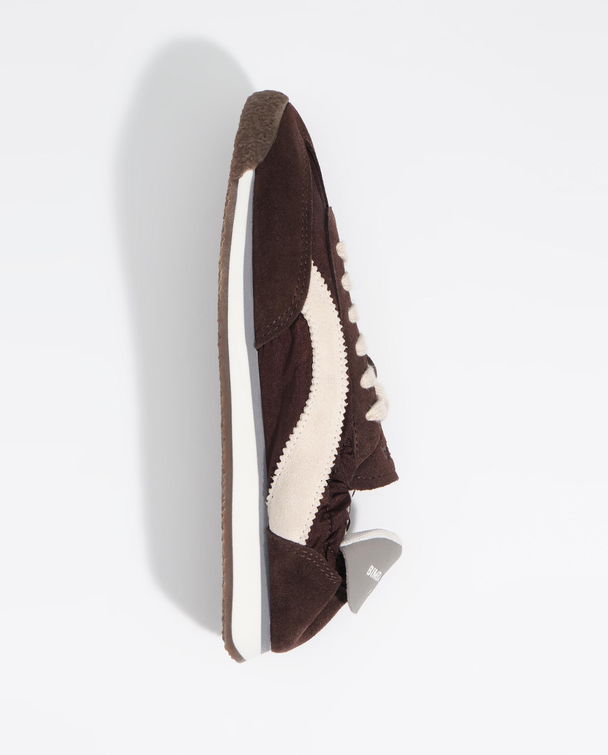 Zapatillas deportivas de mujer 13 06 serraje nylon - Bimba y Lola - Granate Granate-5
