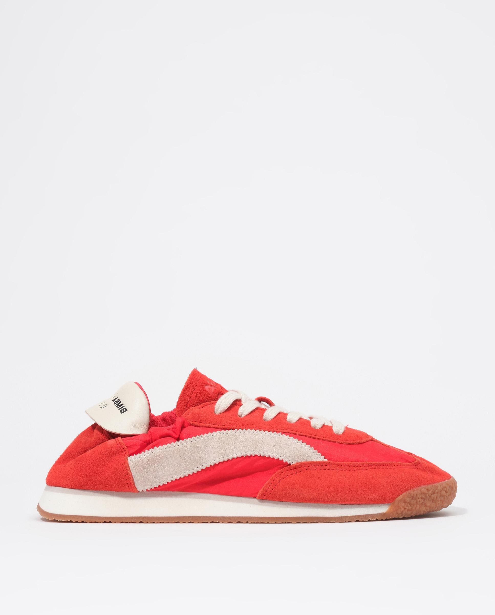 Zapatillas deportivas de mujer 13 06 serraje nylon - Bimba y Lola - Rojo Rojo-1