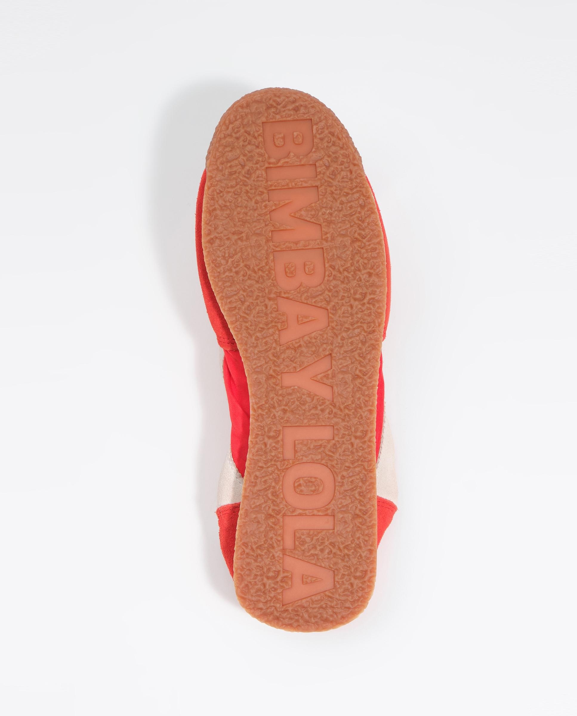Zapatillas deportivas de mujer 13 06 serraje nylon - Bimba y Lola - Rojo Rojo-8