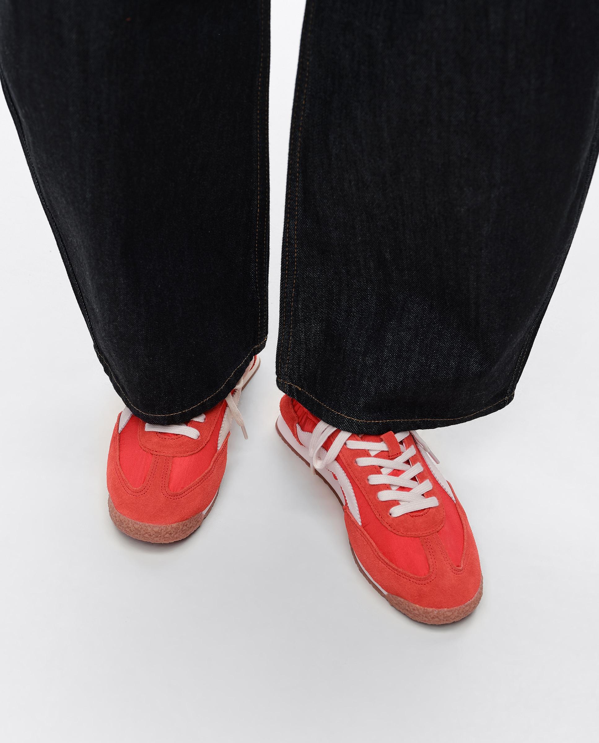Zapatillas deportivas de mujer 13 06 serraje nylon - Bimba y Lola - Rojo Rojo-3