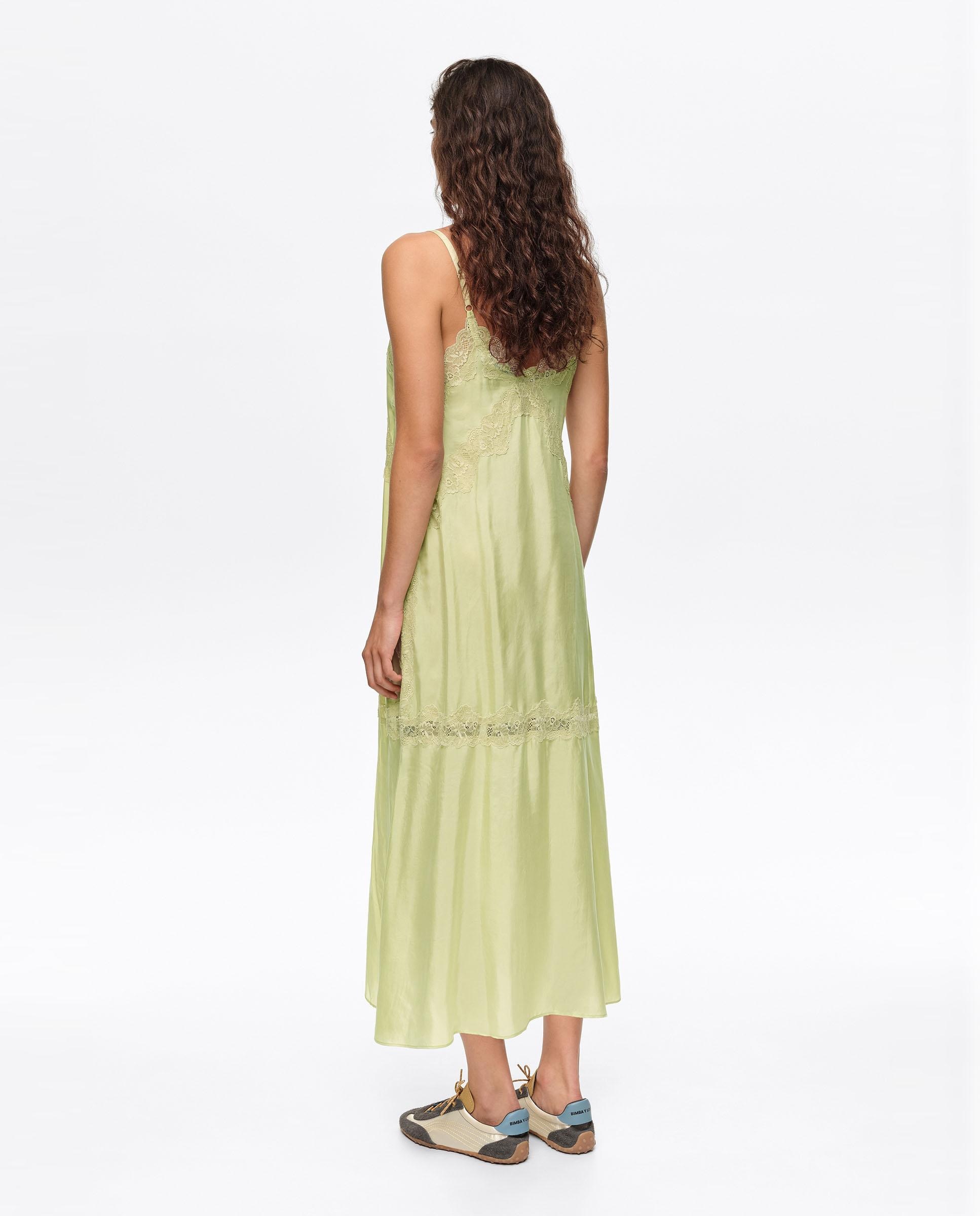 Vestido lencero encajes - Bimba y Lola - Lima Lima-5
