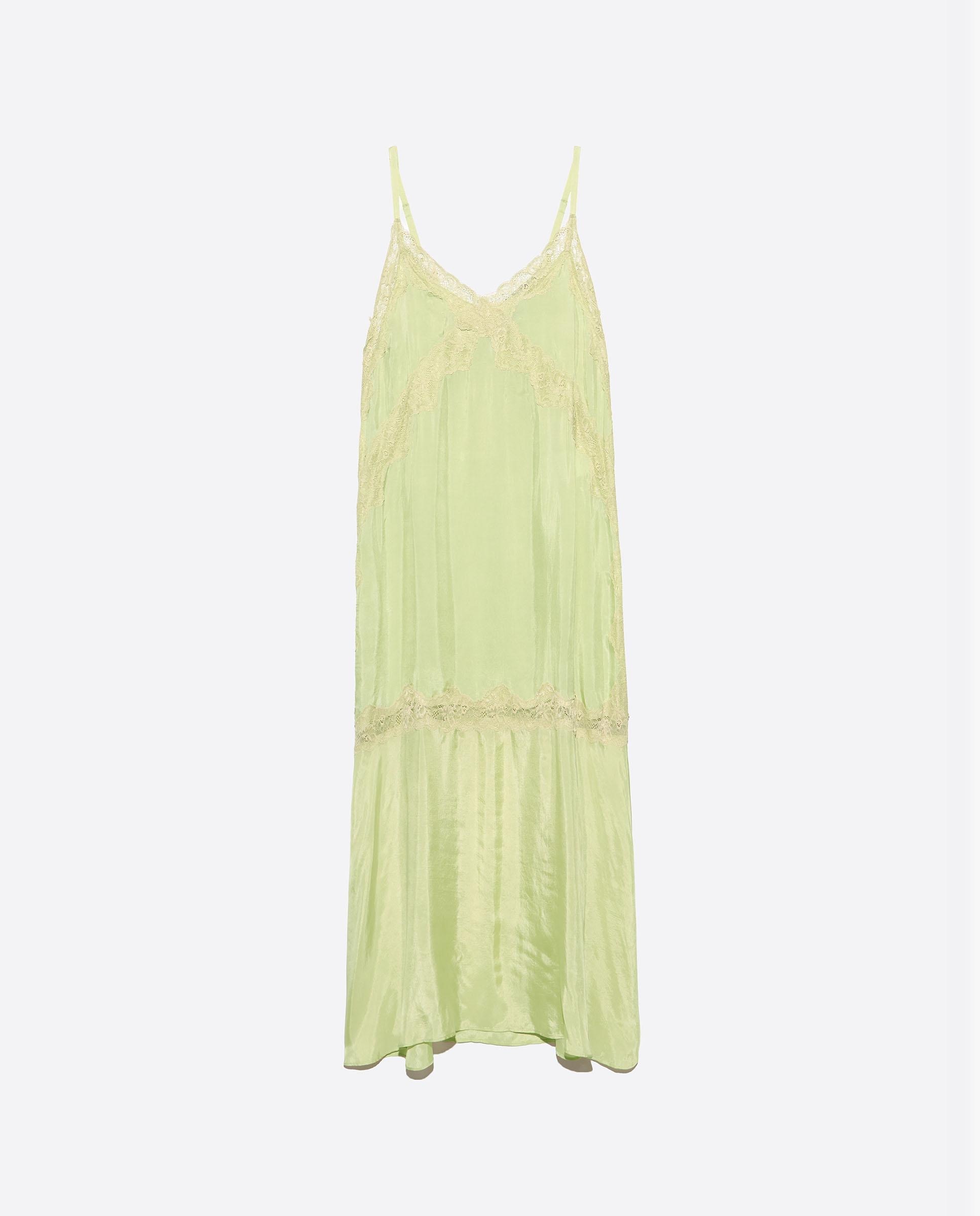 Vestido lencero encajes - Bimba y Lola - Lima Lima-7