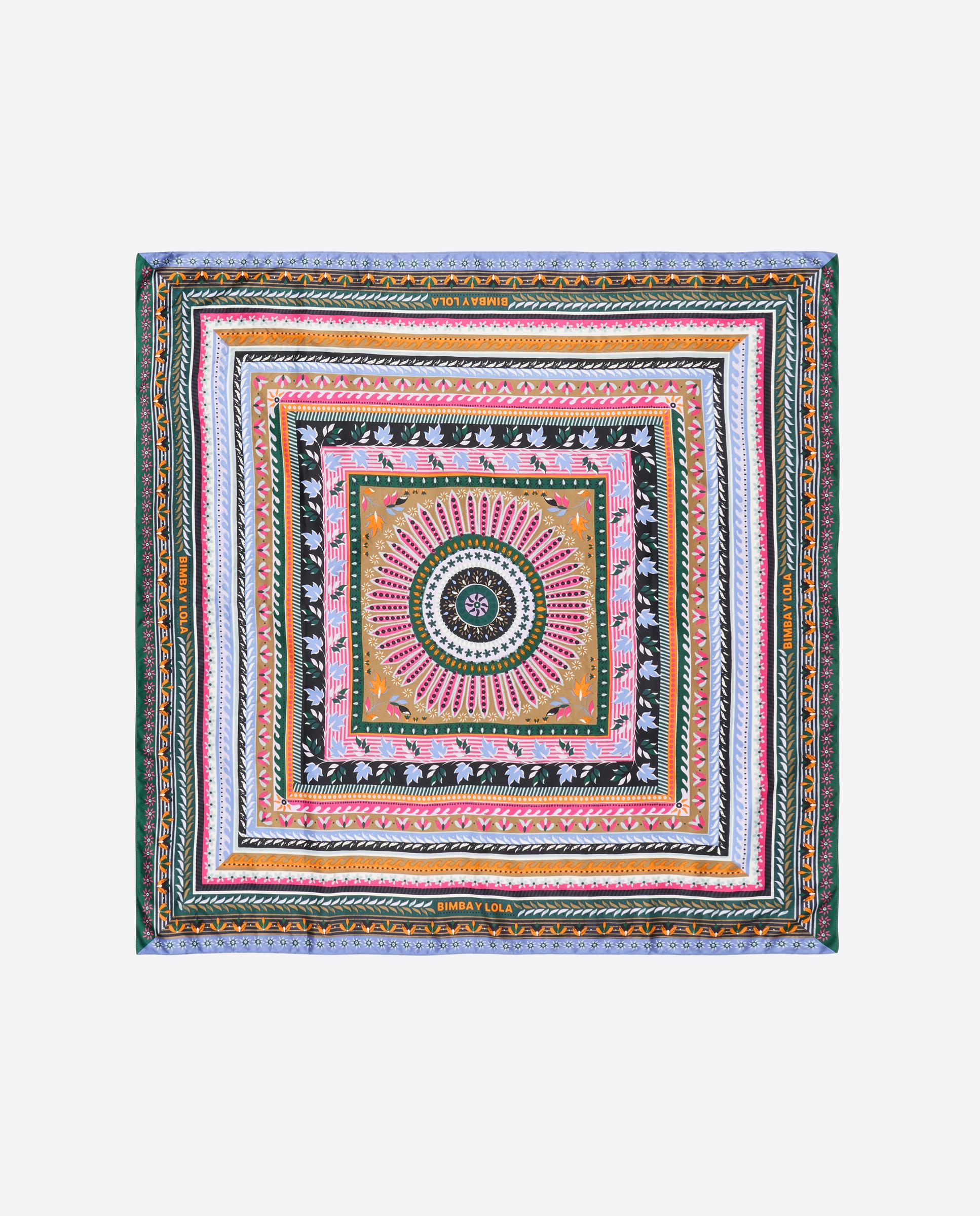 Pañuelo de mujer marcos concéntricos - Bimba y Lola - Fucsia Fucsia-1