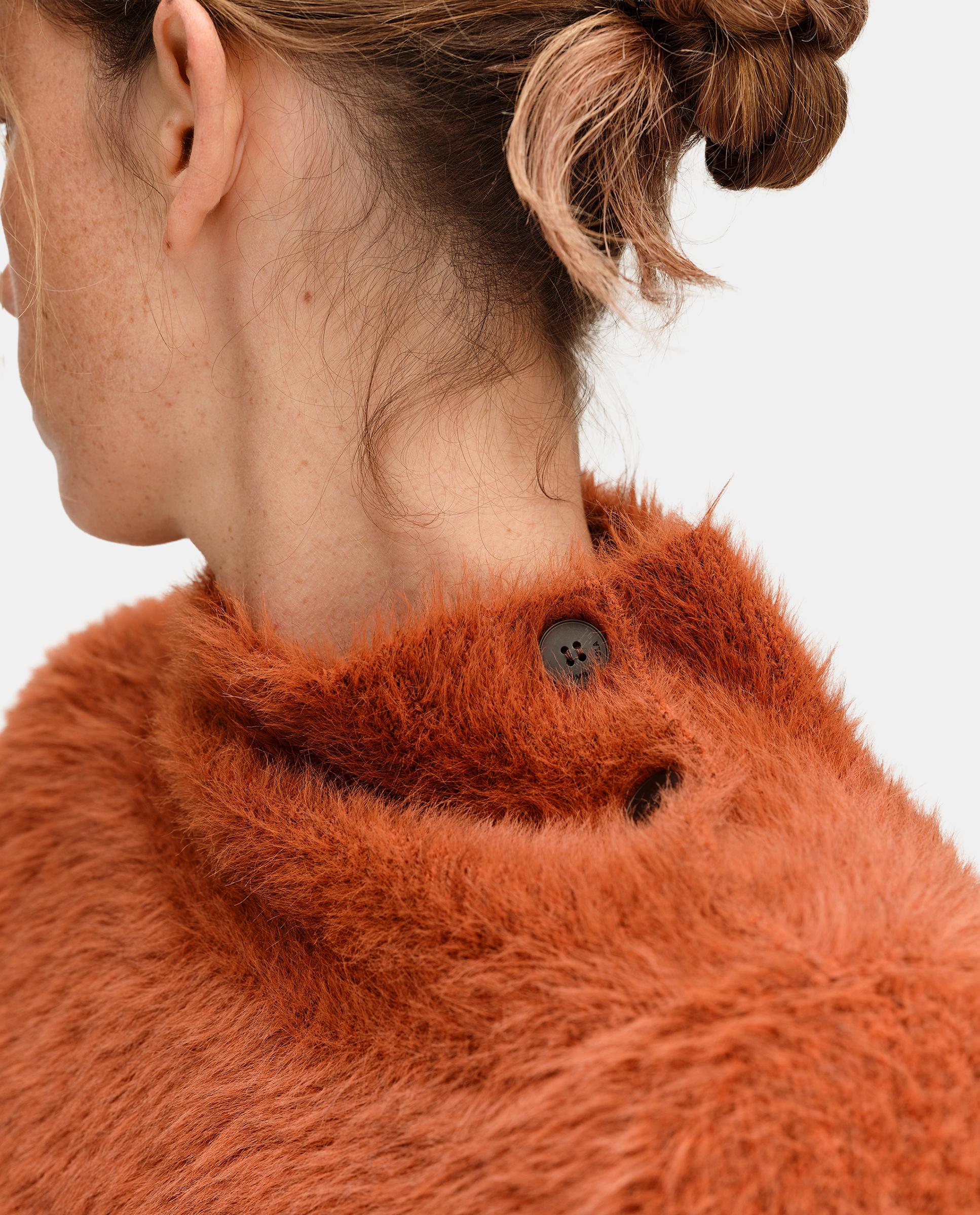 Jersey de mujer pelo cuello cisne - Bimba y Lola - Naranja Naranja-3