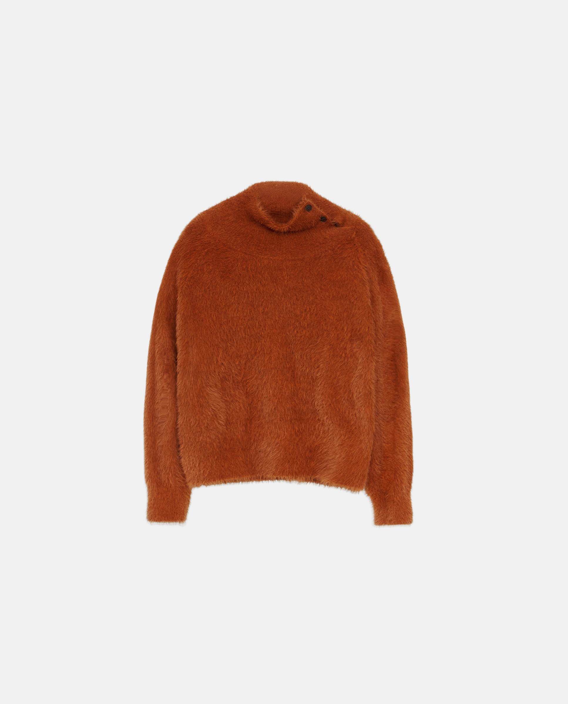 Jersey de mujer pelo cuello cisne - Bimba y Lola - Naranja Naranja-5
