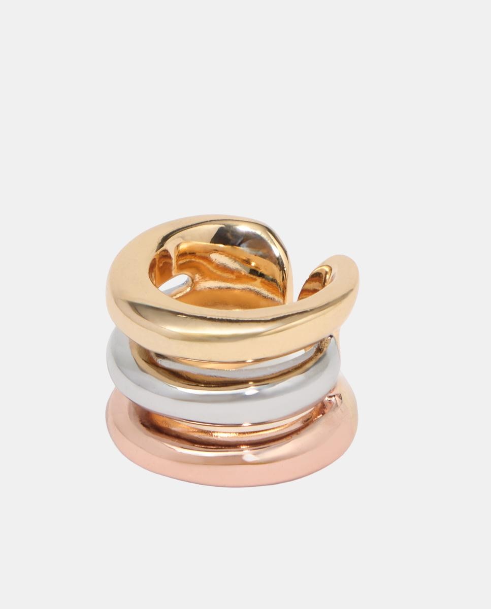 Anillo tres bandas - Bimba y Lola - Dorado Dorado-1
