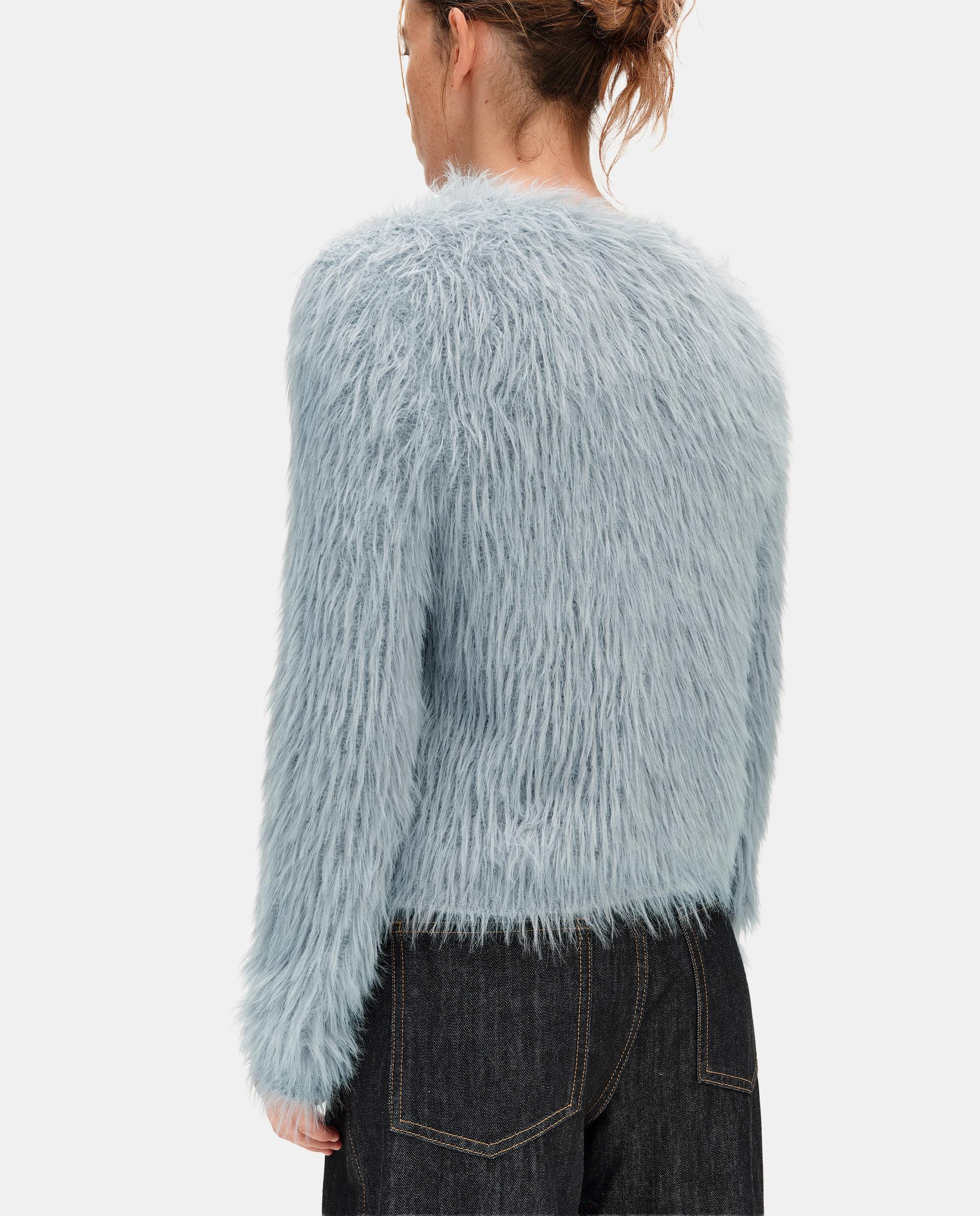 Cárdigan de mujer pelo recto - Bimba y Lola - Azul claro Azul claro-4