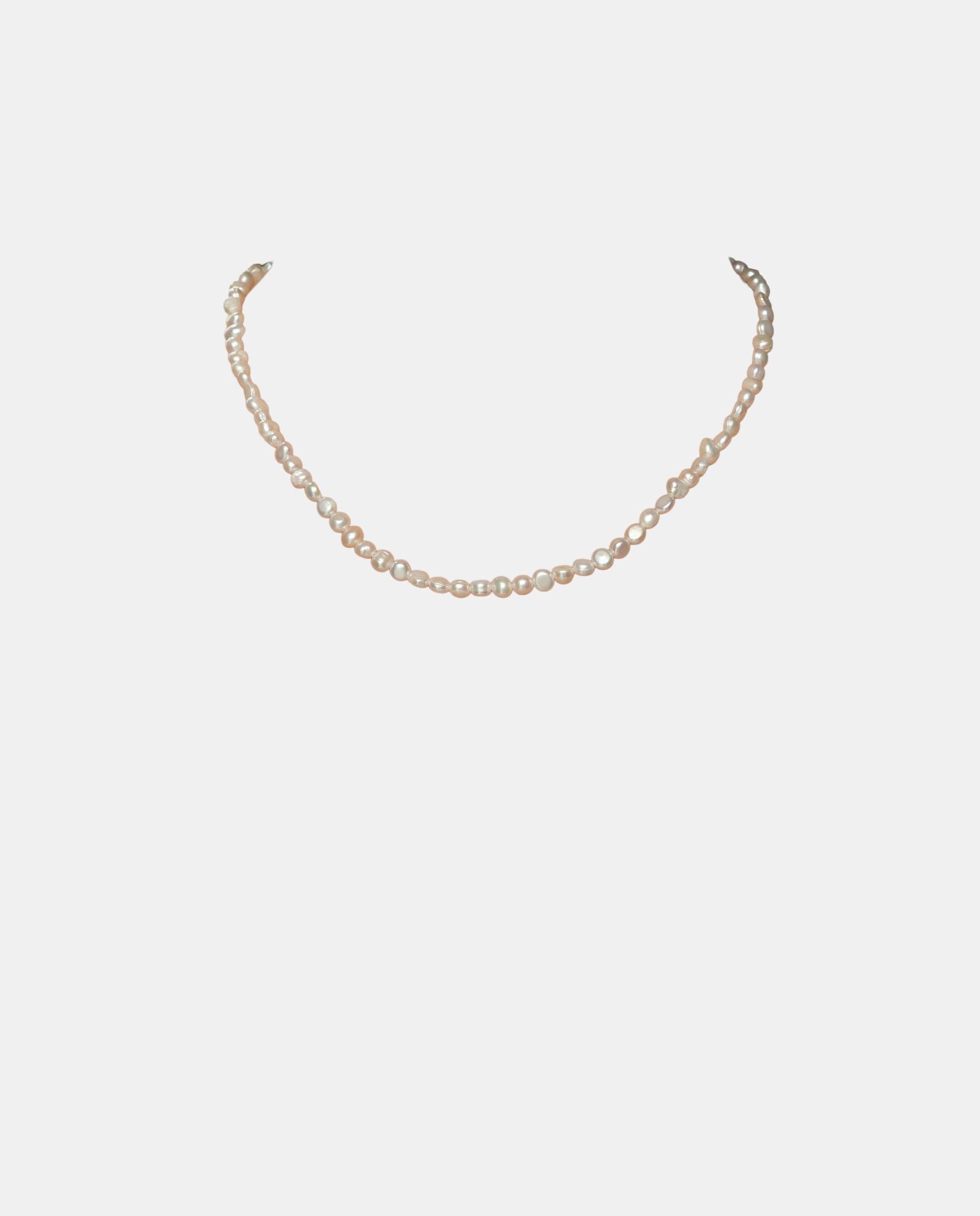 Imagen 2 de Collar perlas naturales logo ovalado - Bimba y Lola - Dorado Dorado