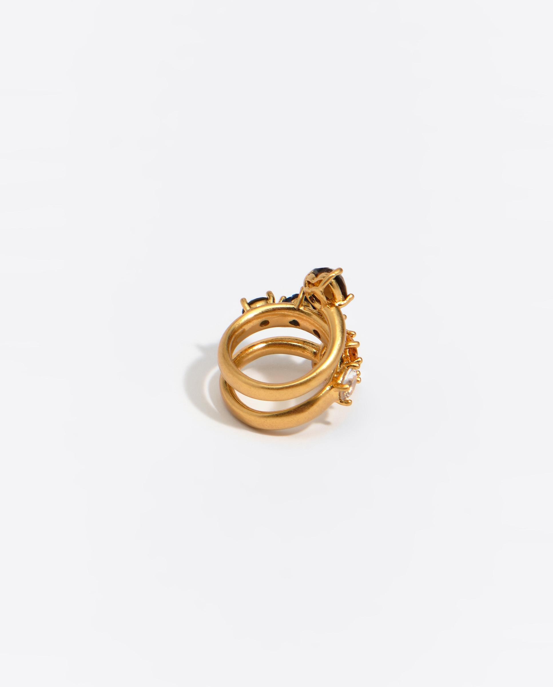 Anillo espiral corazones cristal - Bimba y Lola - Multicolor Multicolor-4