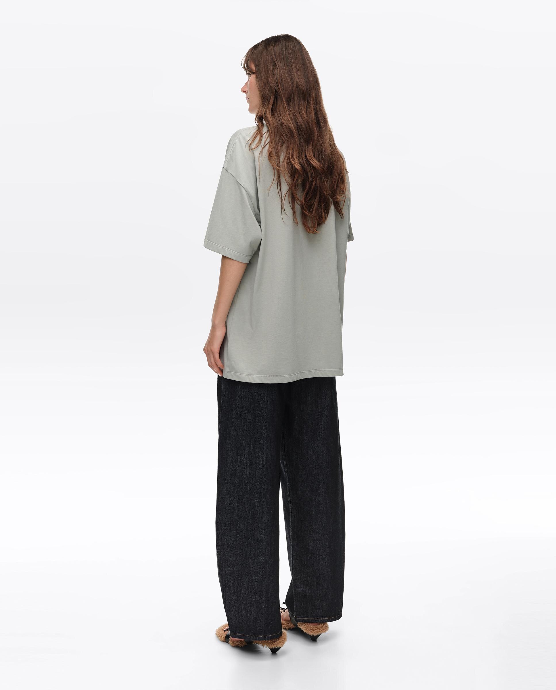 Camiseta de mujer logo fábula - Bimba y Lola - Gris claro Gris claro-4