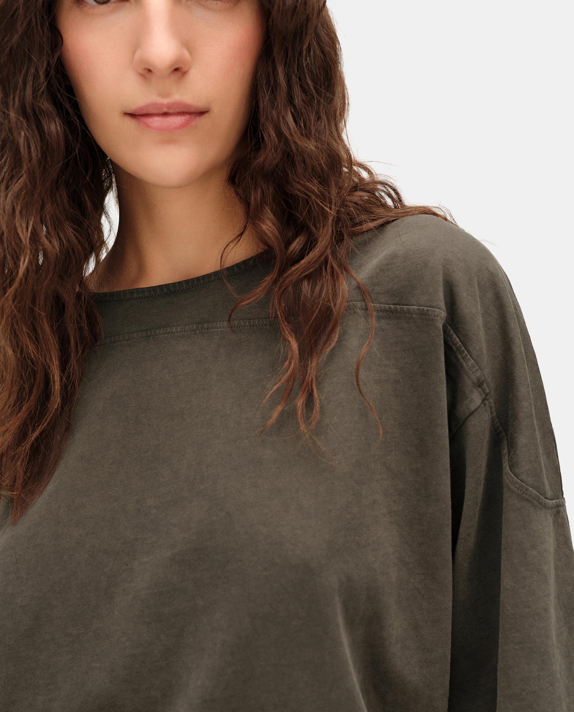Imagen 3 de Camiseta de mujer lavada boxy - Bimba y Lola - Topo Topo