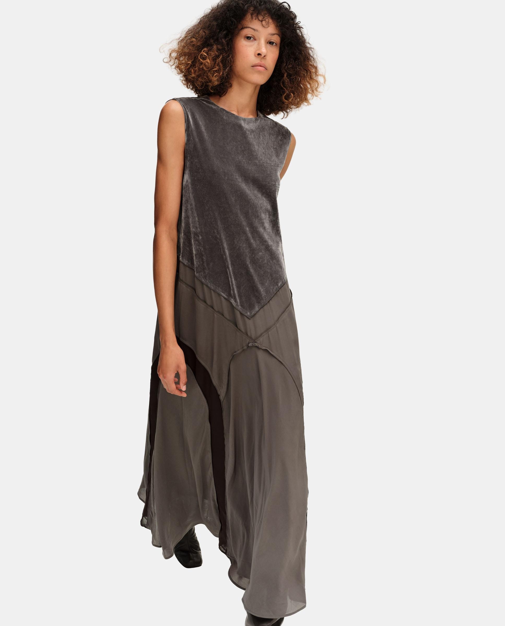 Imagen 2 de Vestido bimateria - Bimba y Lola - Gris Gris