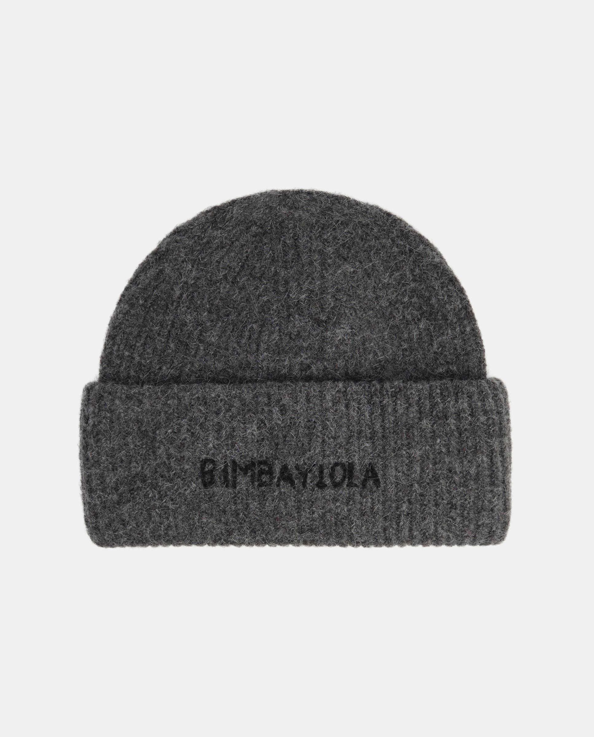 Imagen 1 de Gorro de mujer punto mezcla lana Gris oscuro