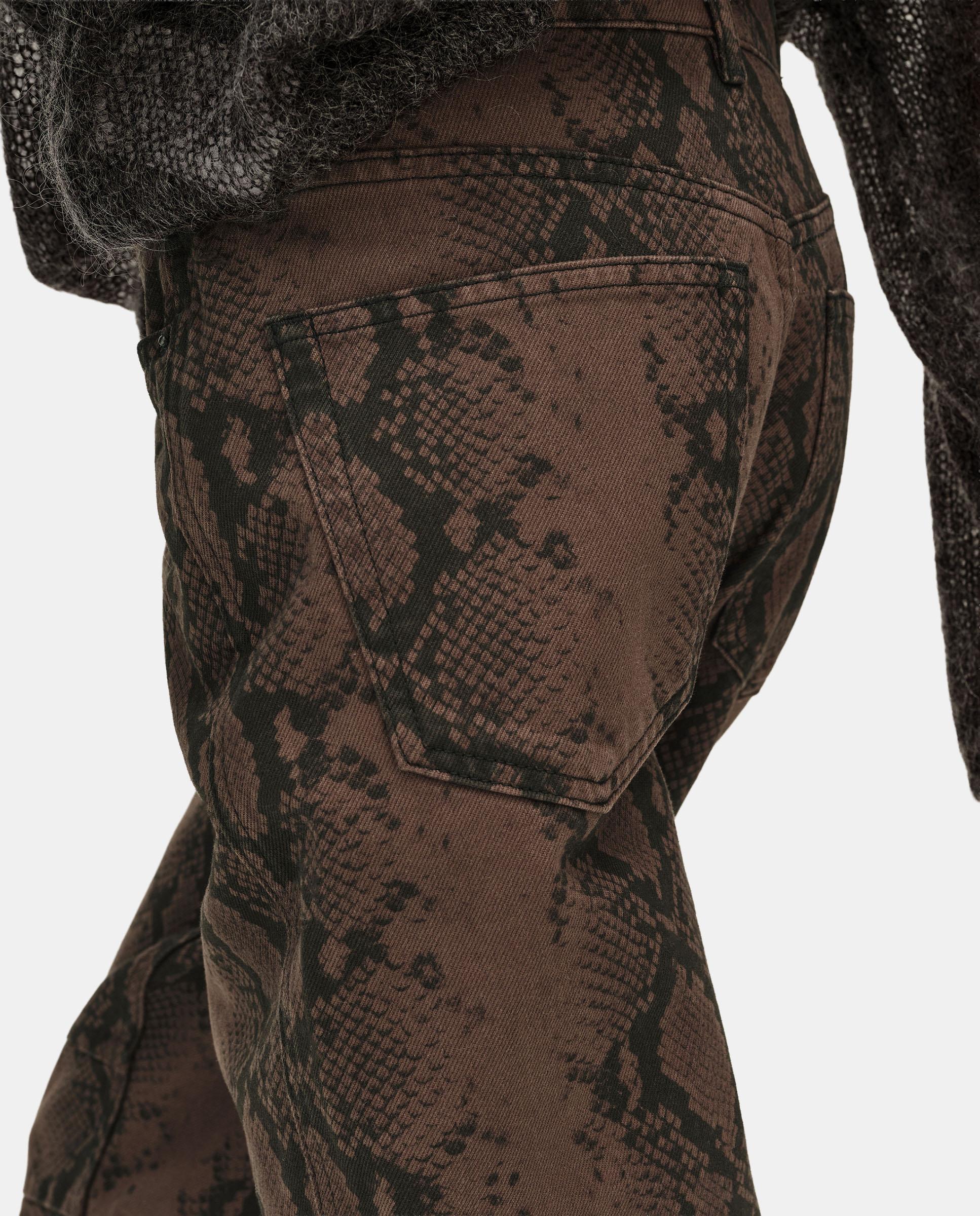Imagen 4 de Pantalones rectos de mujer barrel snake - Bimba y Lola - Marrón Marrón