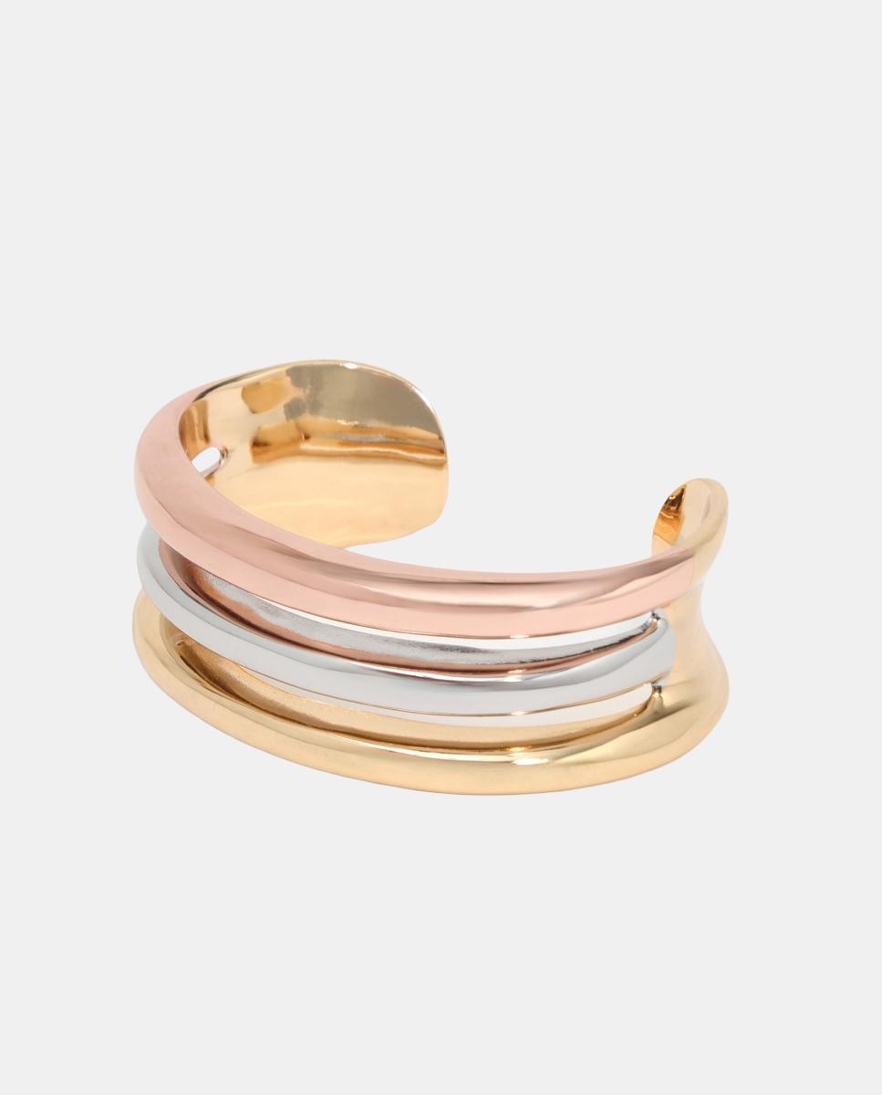 Pulsera rígida tres bandas - Bimba y Lola - Dorado Dorado-1