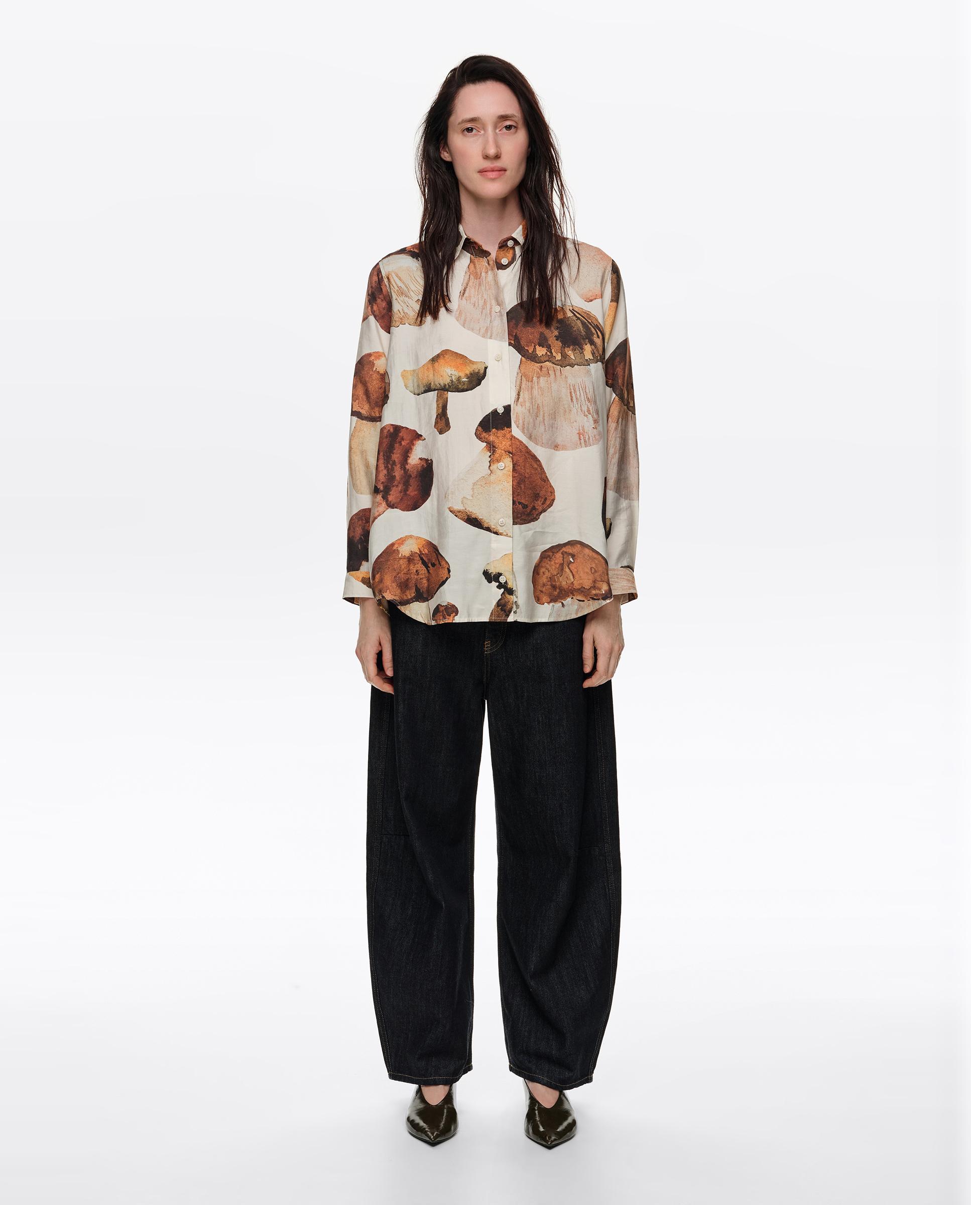 Camisa de mujer recta funghi - Bimba y Lola - Blanco Blanco-1