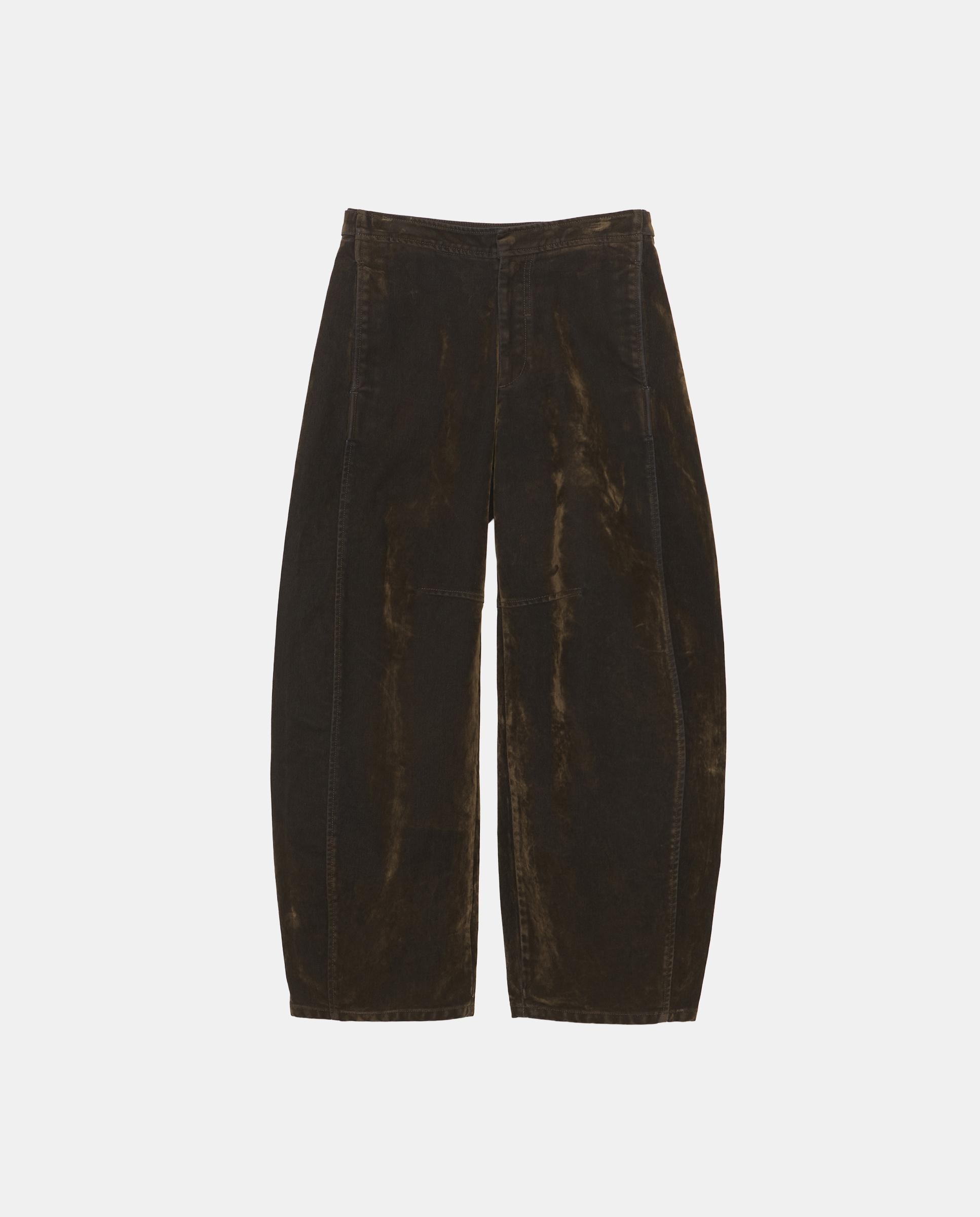 Imagen 5 de Pantalones rectos de mujer barrel algodón - Bimba y Lola - Kaki Kaki
