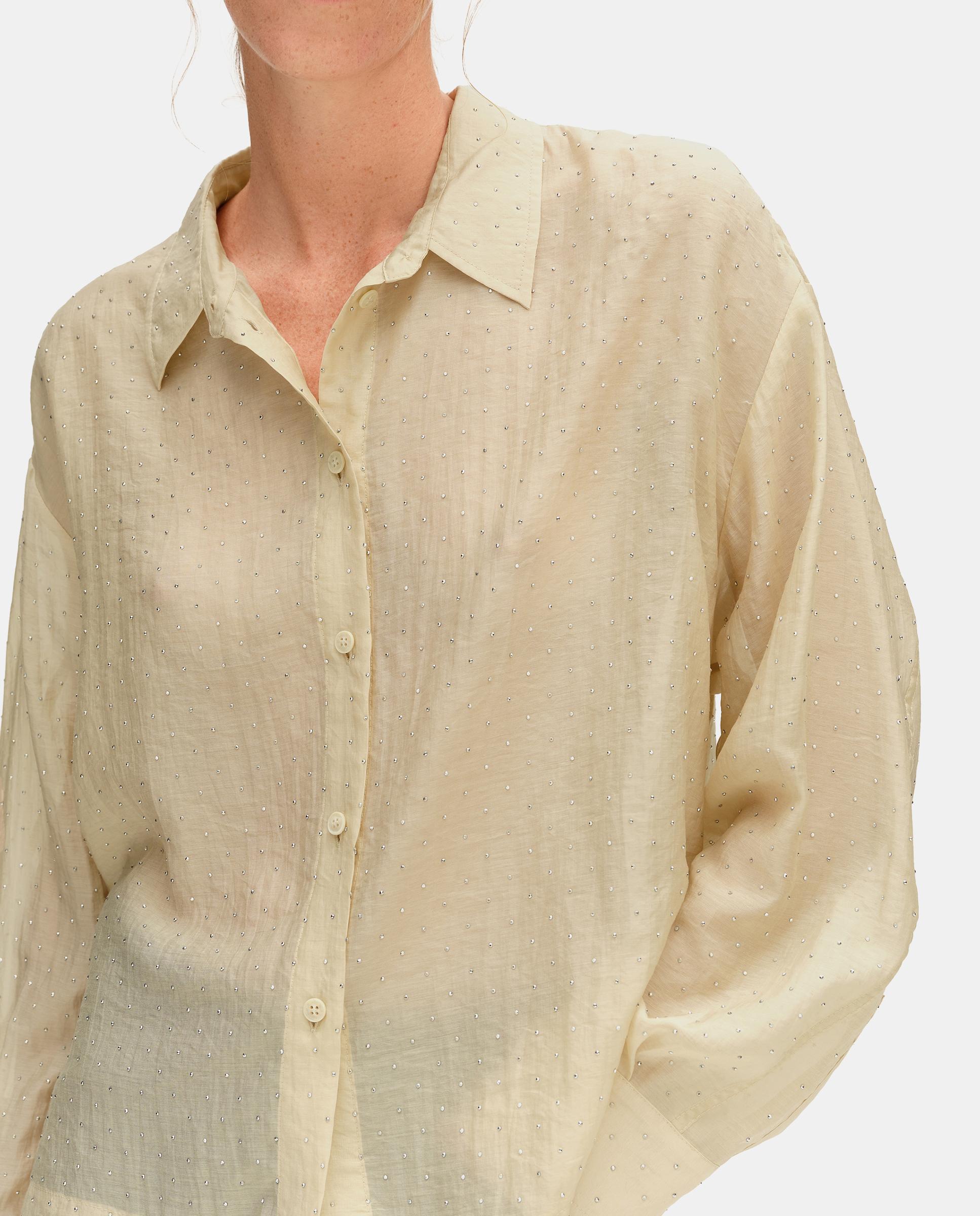 Camisa de mujer piedras boxy - Bimba y Lola - Arena Arena-2