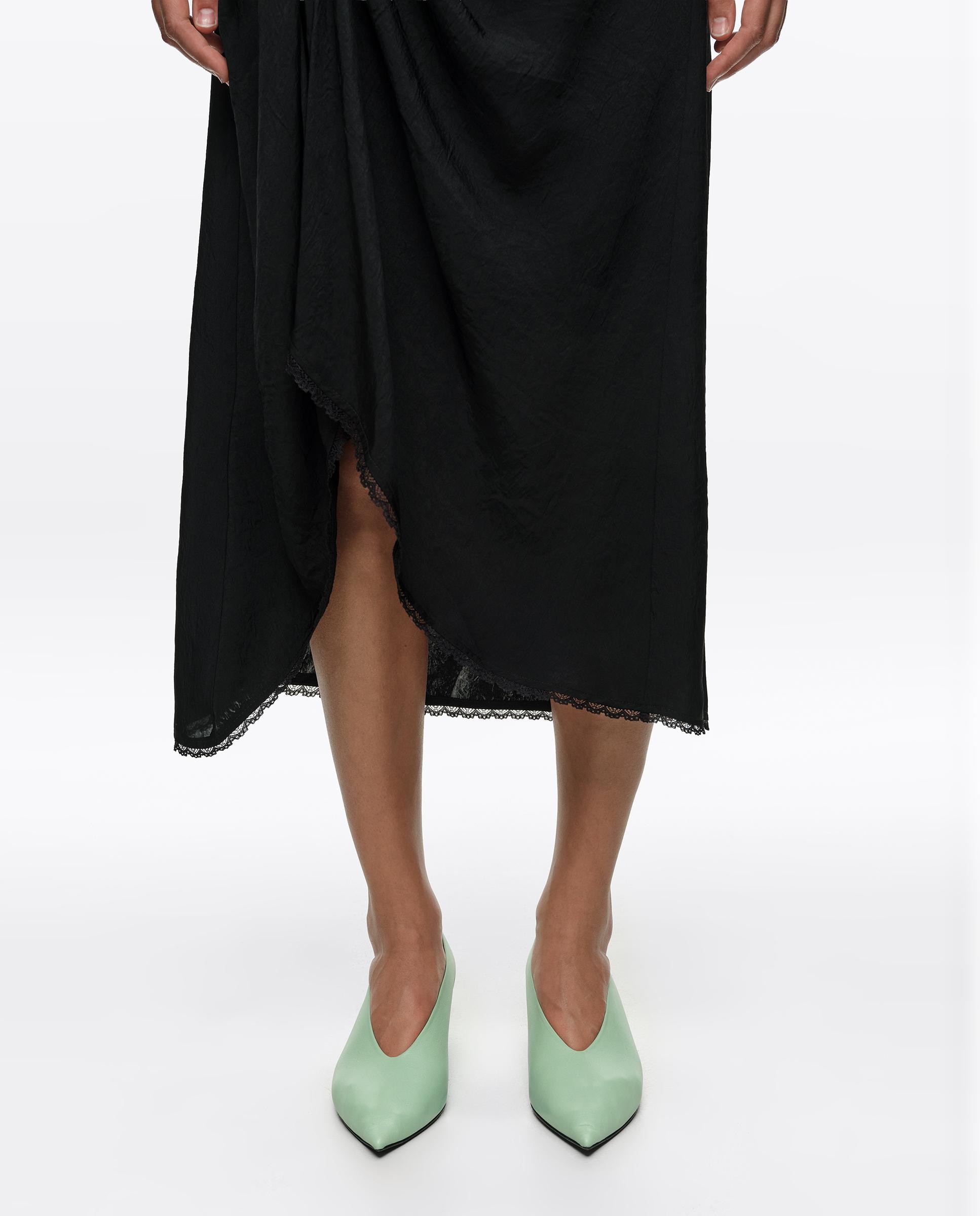 Vestido nudo encaje - Bimba y Lola - Negro Negro-3