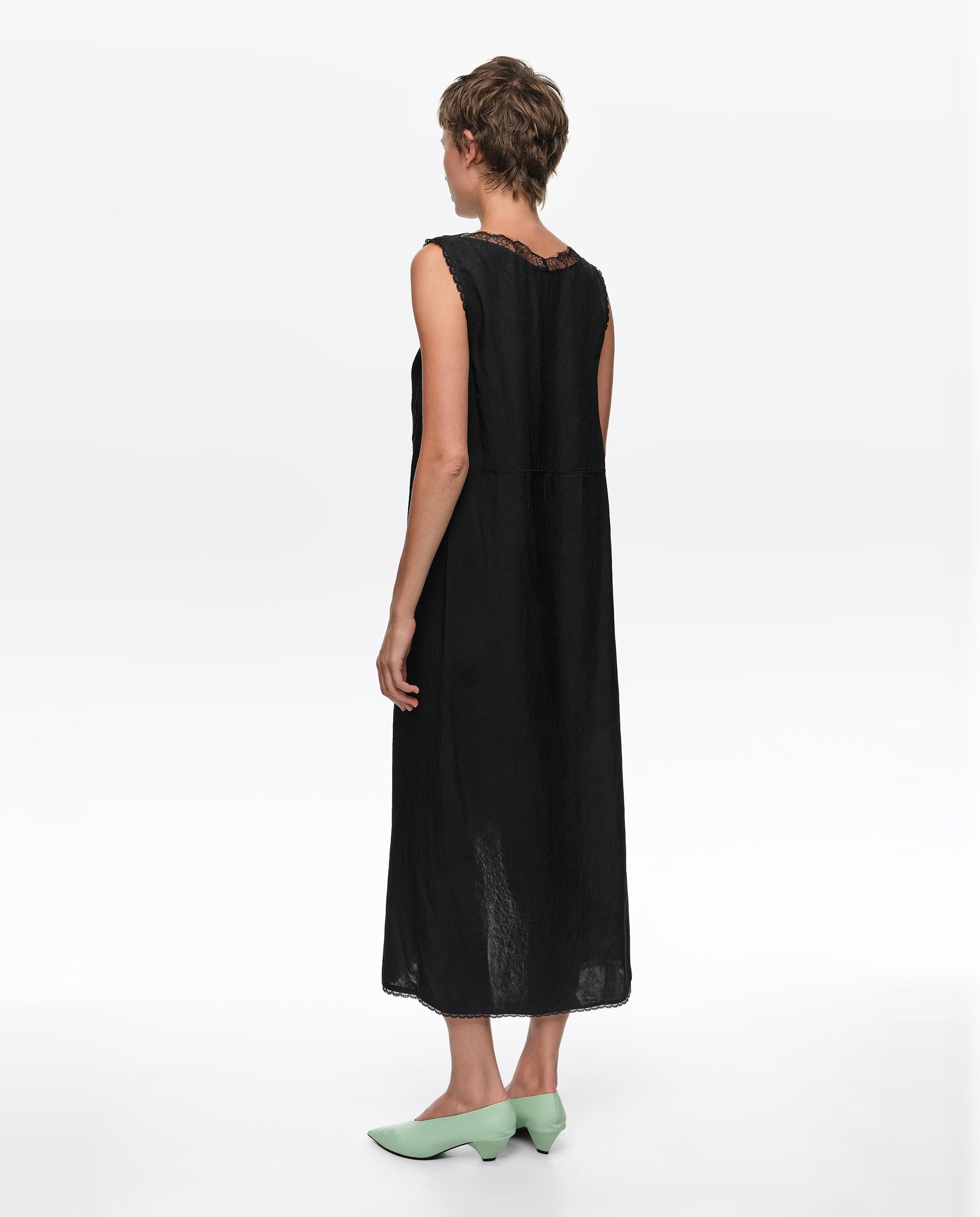 Vestido nudo encaje - Bimba y Lola - Negro Negro-5