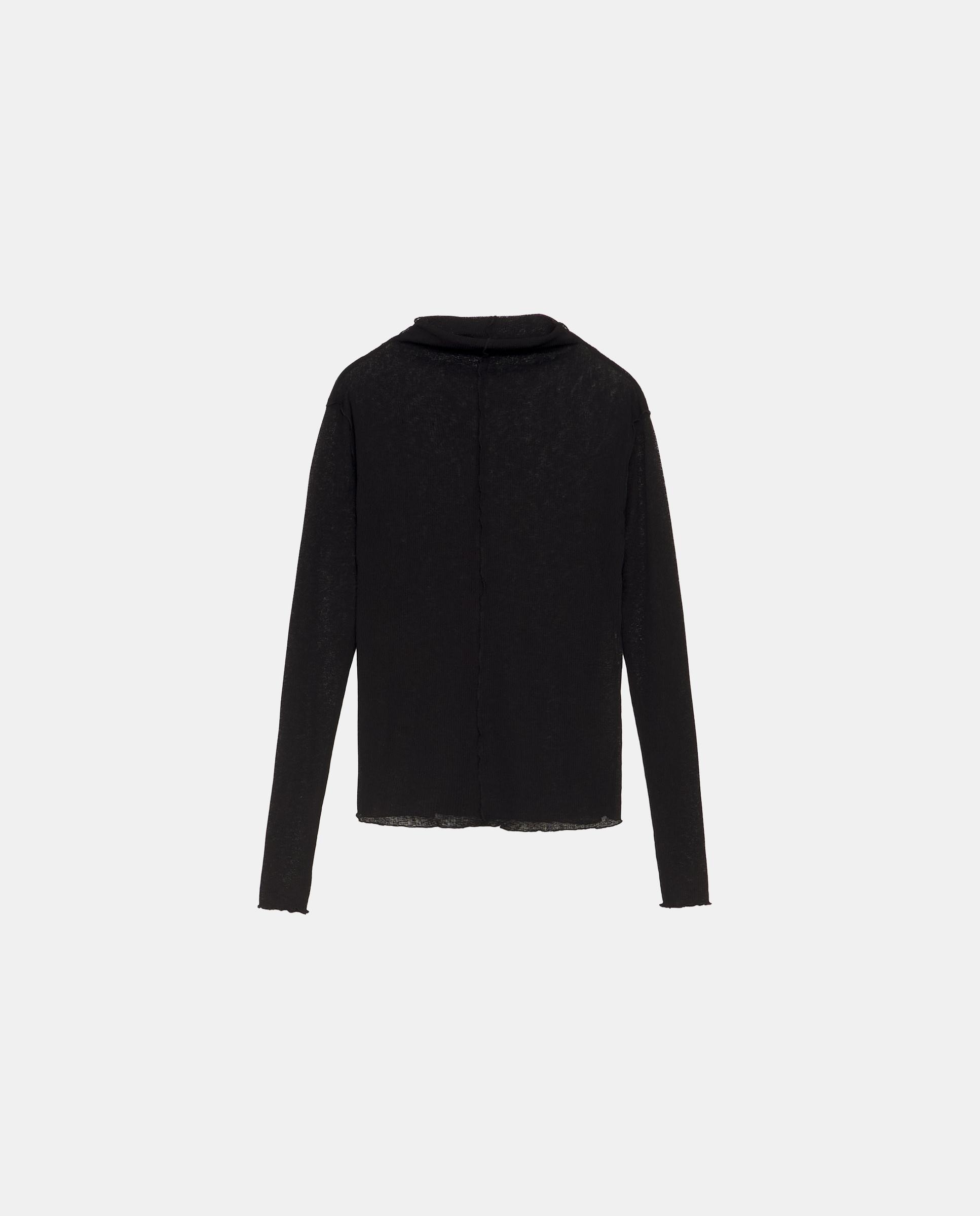 Camiseta de mujer canalé ajustada - Bimba y Lola - Antracita Antracita-5