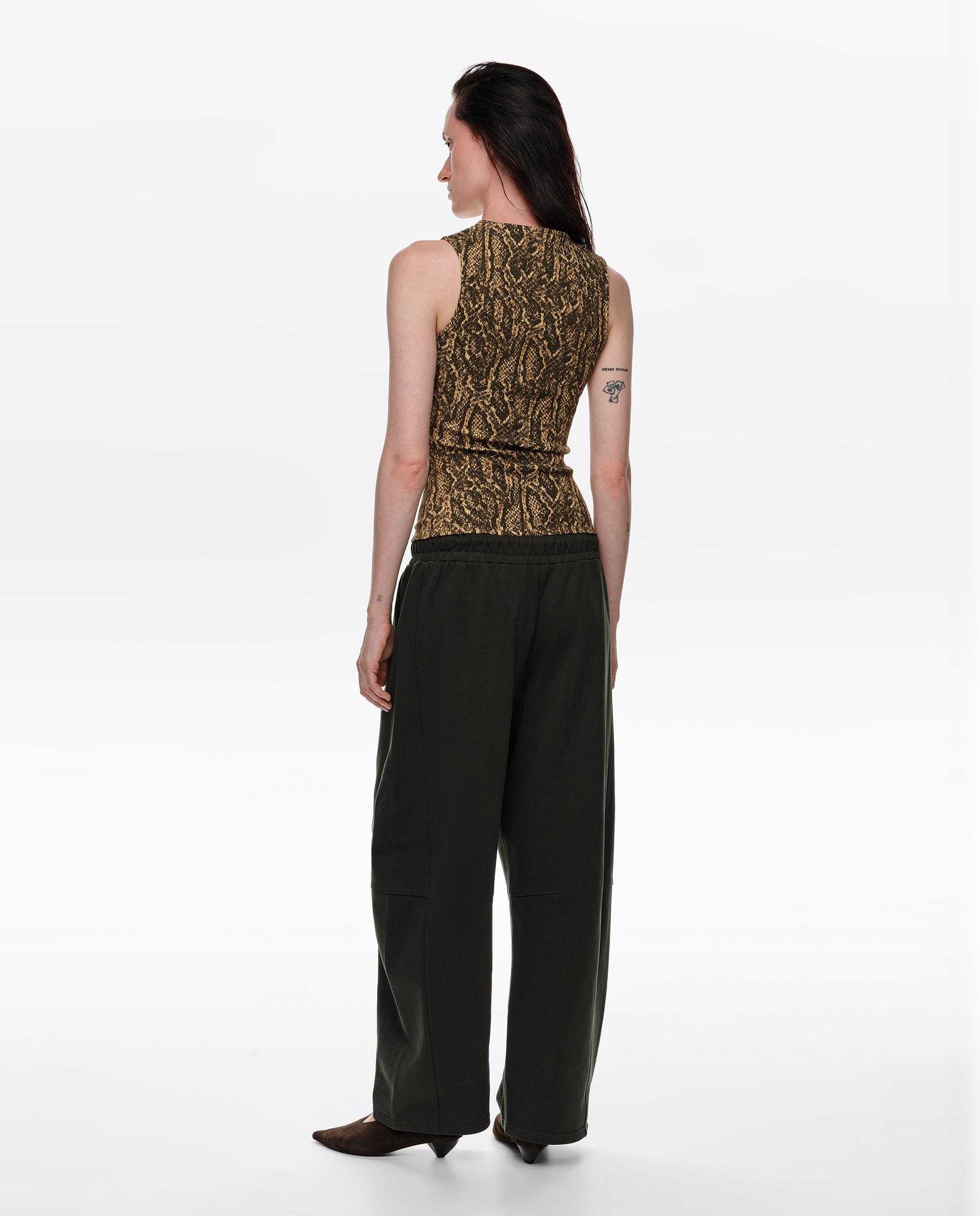 Top de mujer ajustado escote barco reptile - Bimba y Lola - Ocre Ocre-4