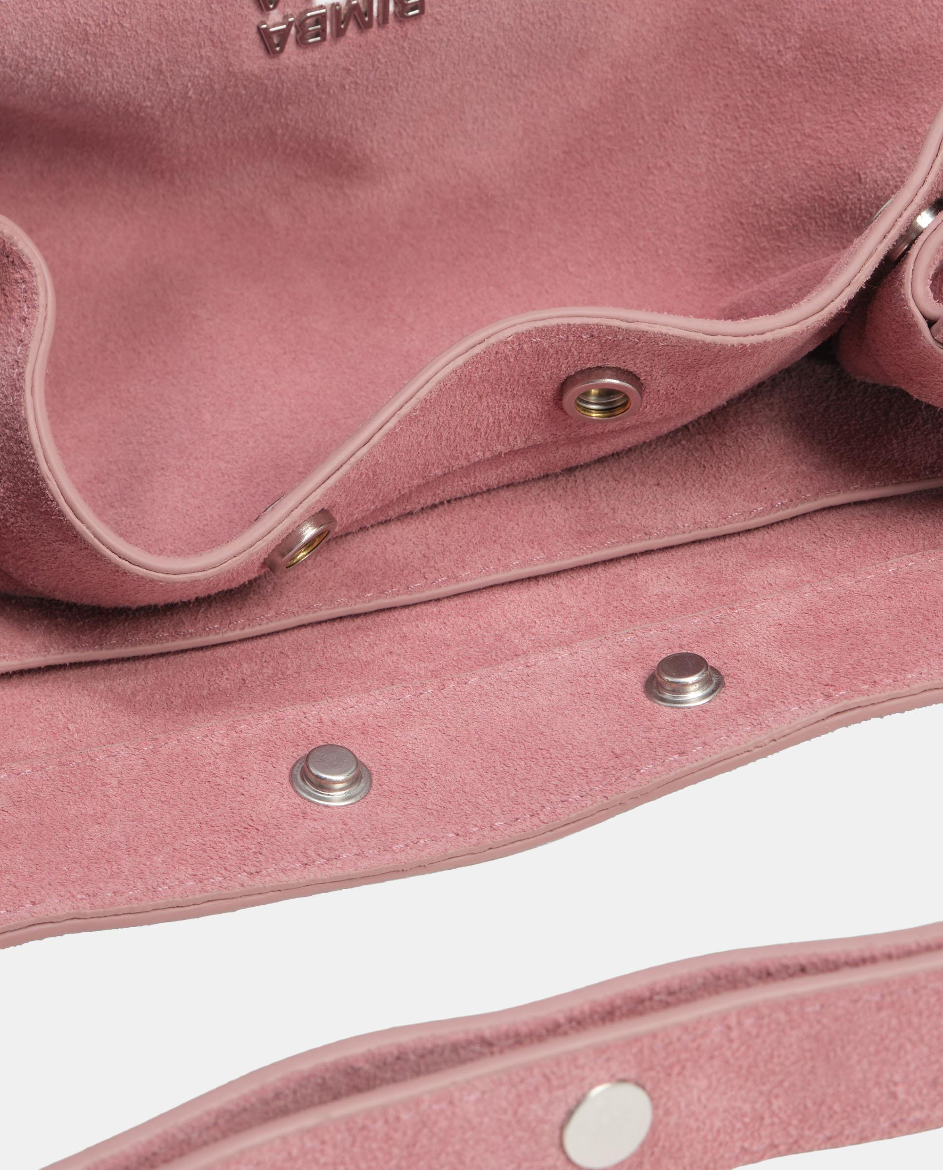 Imagen 6 de Bolso de hombro de mujer snaps mediano serraje - Bimba y Lola - Rosa Rosa