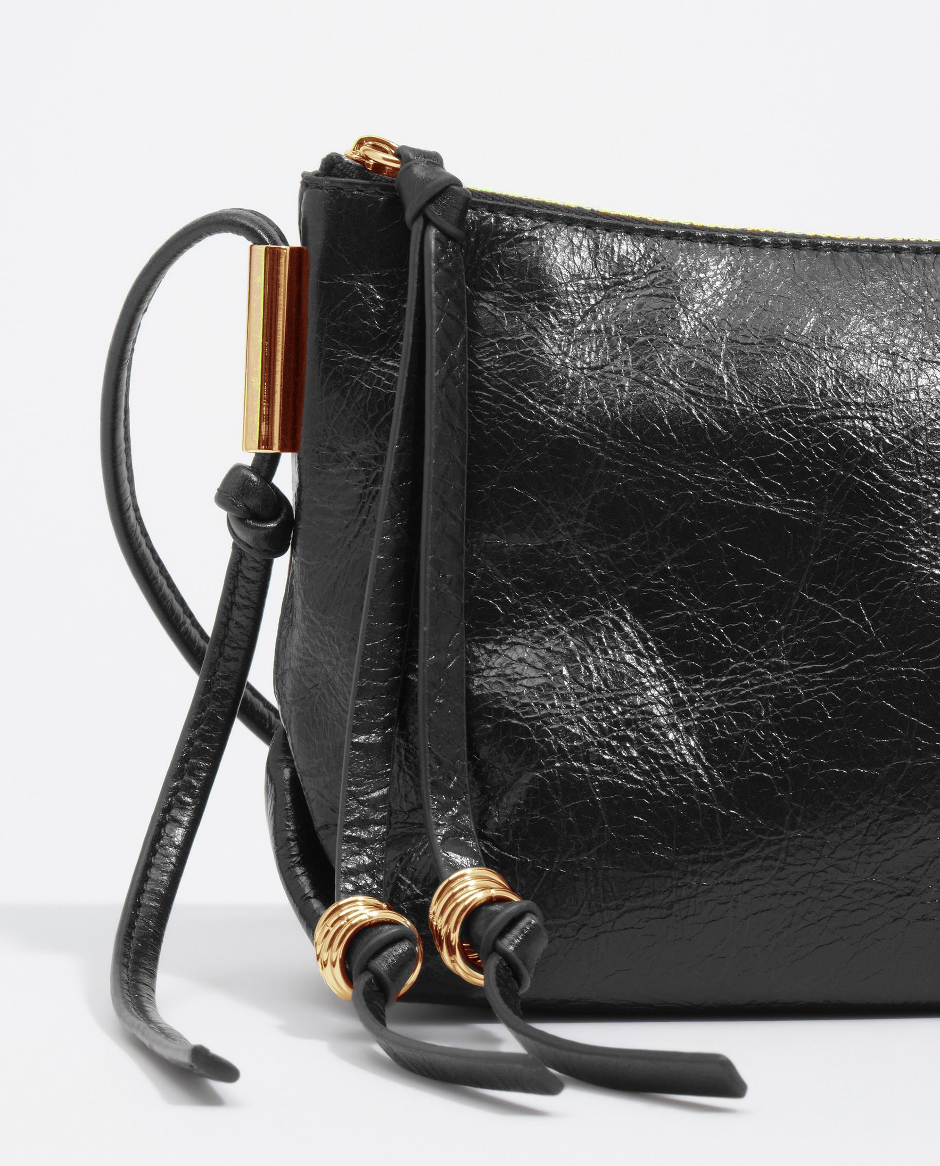 Bandolera de mujer pequeño piel - Bimba y Lola - Negro Negro-5