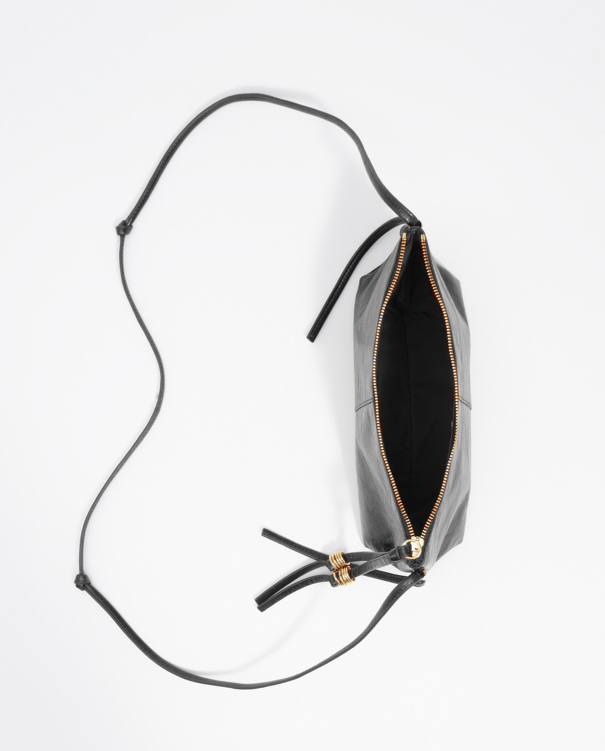 Bandolera de mujer pequeño piel - Bimba y Lola - Negro Negro-6