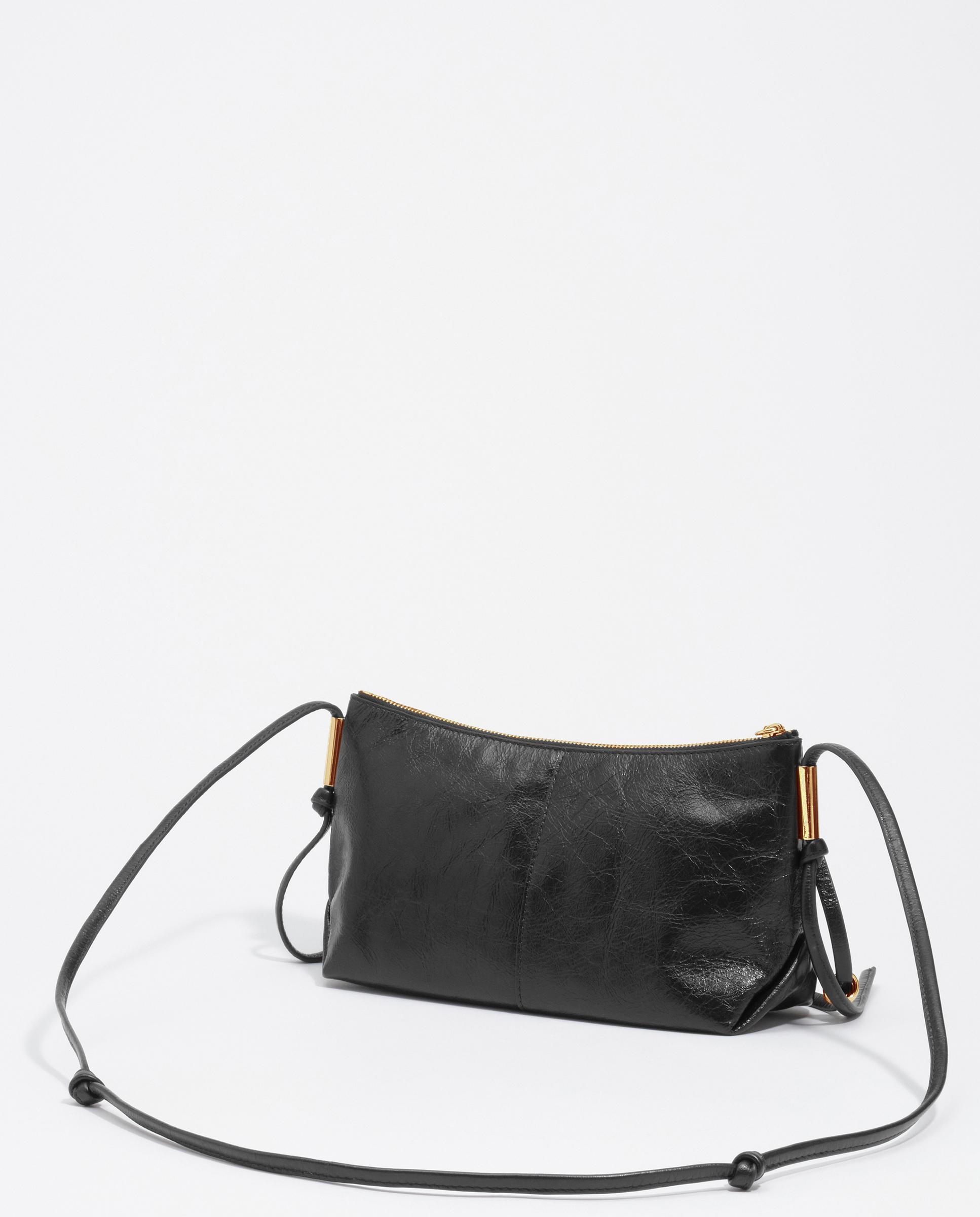 Bandolera de mujer pequeño piel - Bimba y Lola - Negro Negro-7