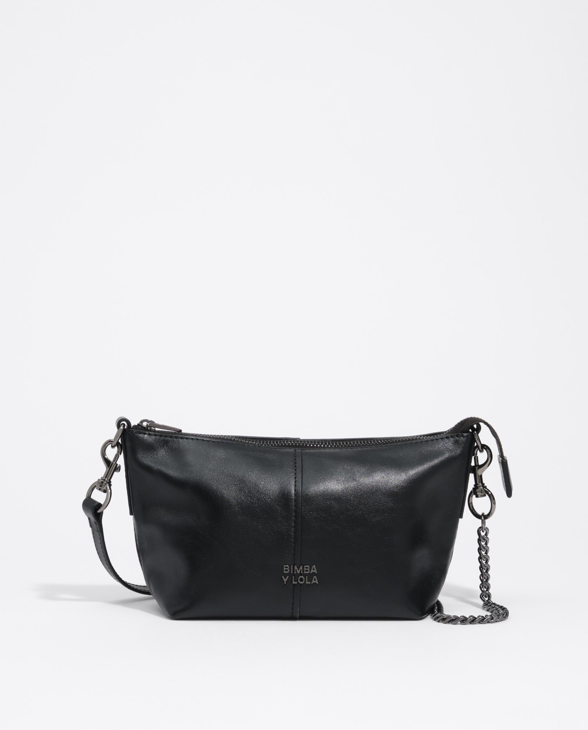Bolso de mano de mujer madrid mediano piel - Bimba y Lola - Negro Negro-1