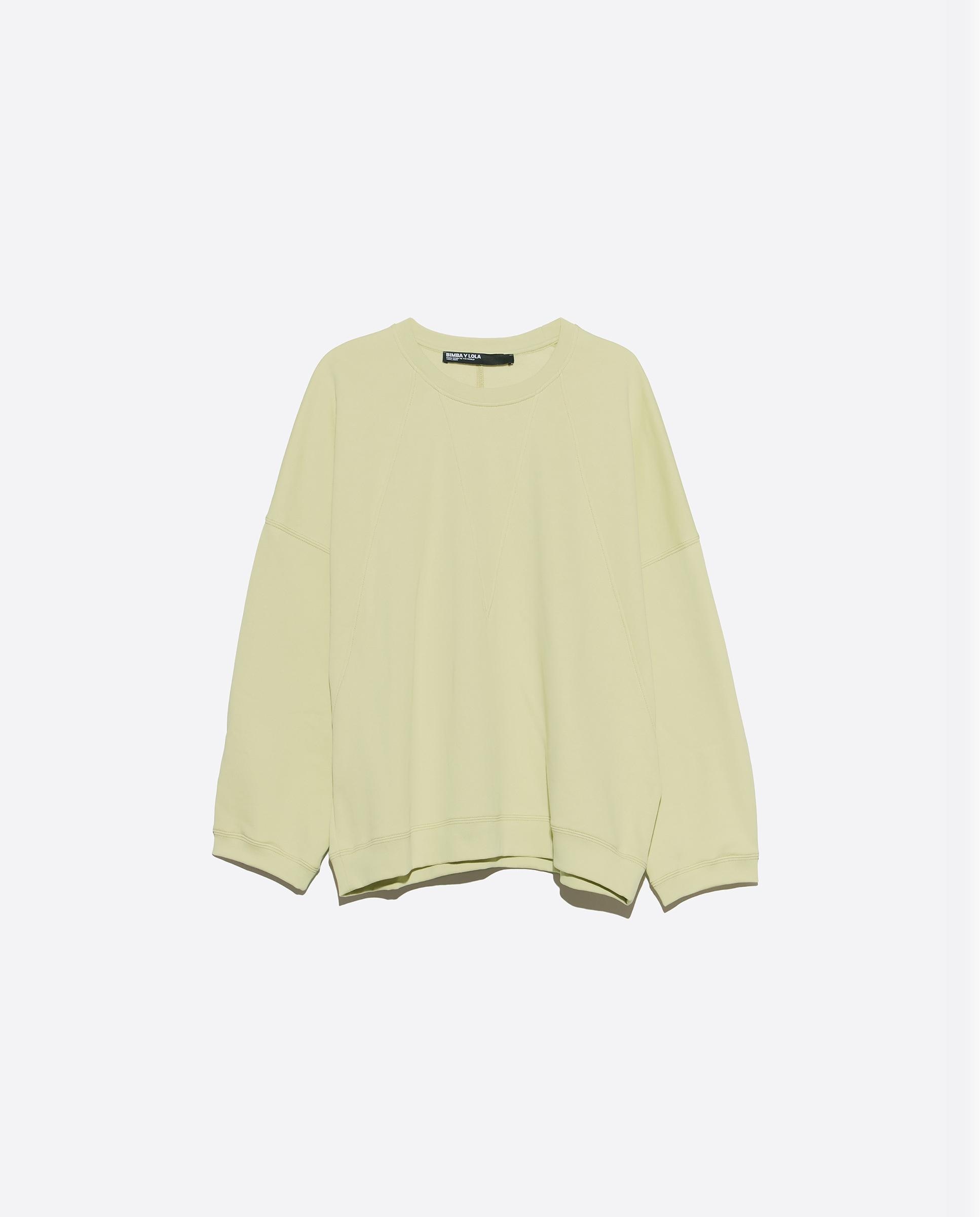 Sudadera de mujer recta pespunteada - Bimba y Lola - Lima Lima-6