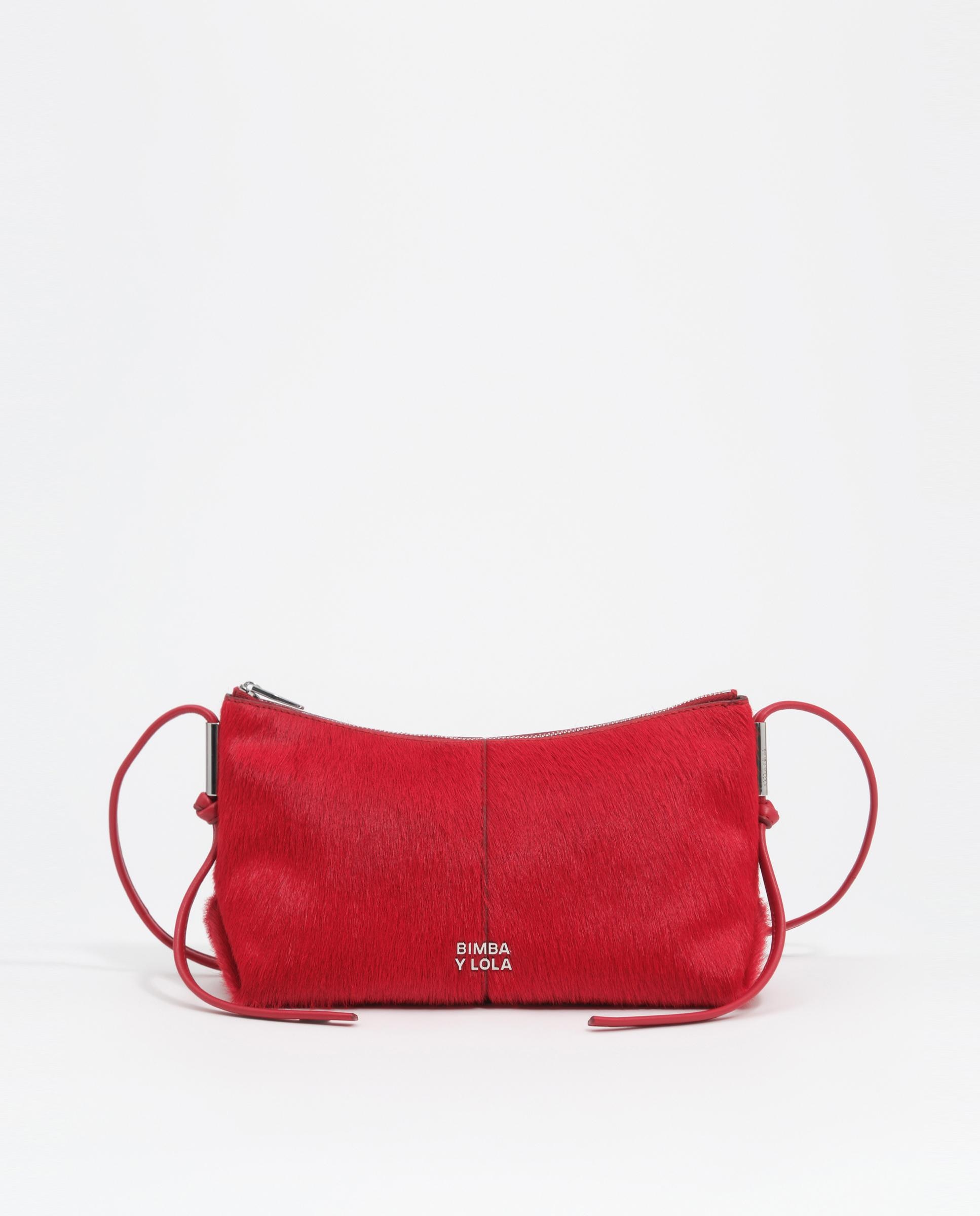 Bandolera de mujer bandolera pequeño pelo - Bimba y Lola - Rojo Rojo-1