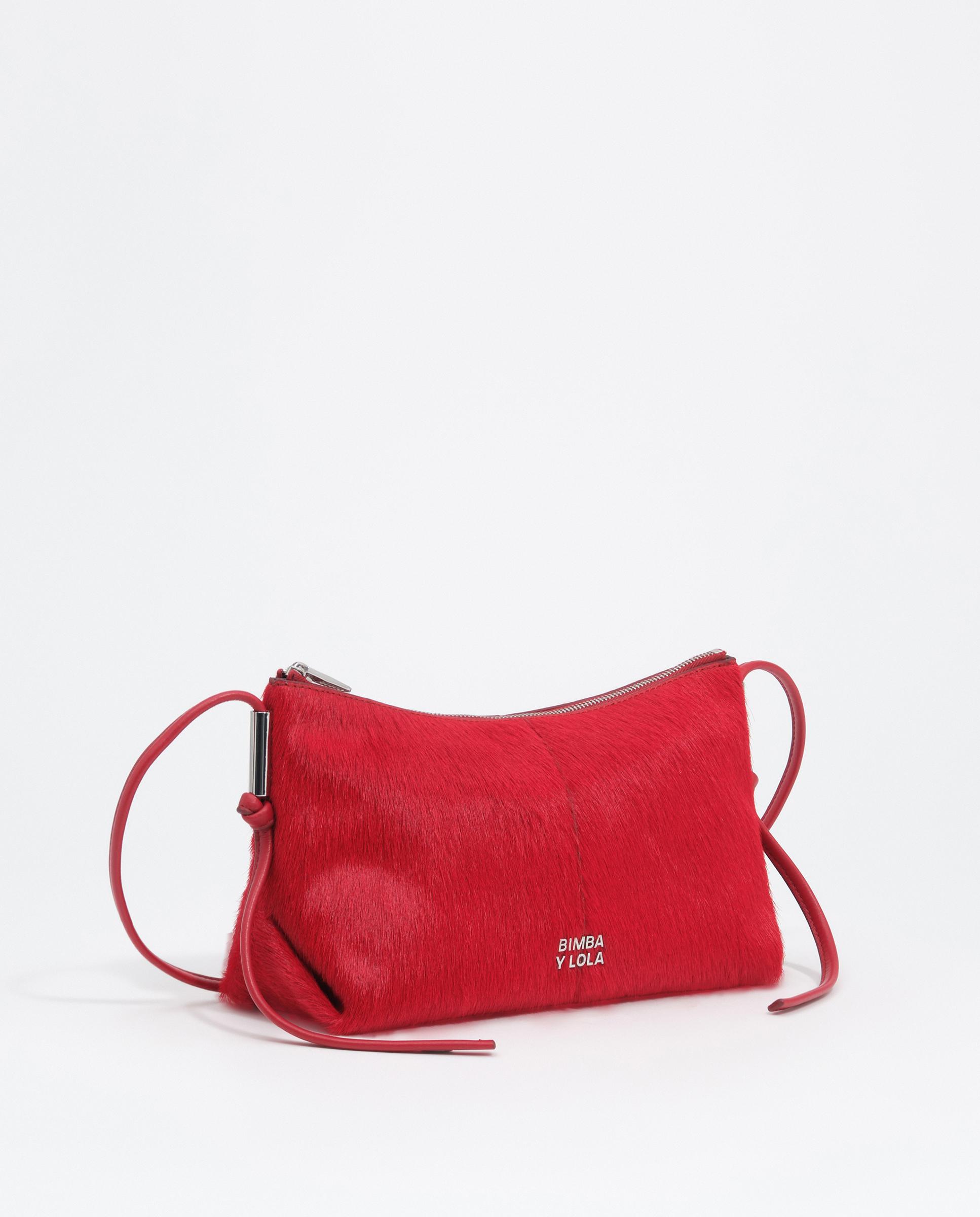 Bandolera de mujer bandolera pequeño pelo - Bimba y Lola - Rojo Rojo-3