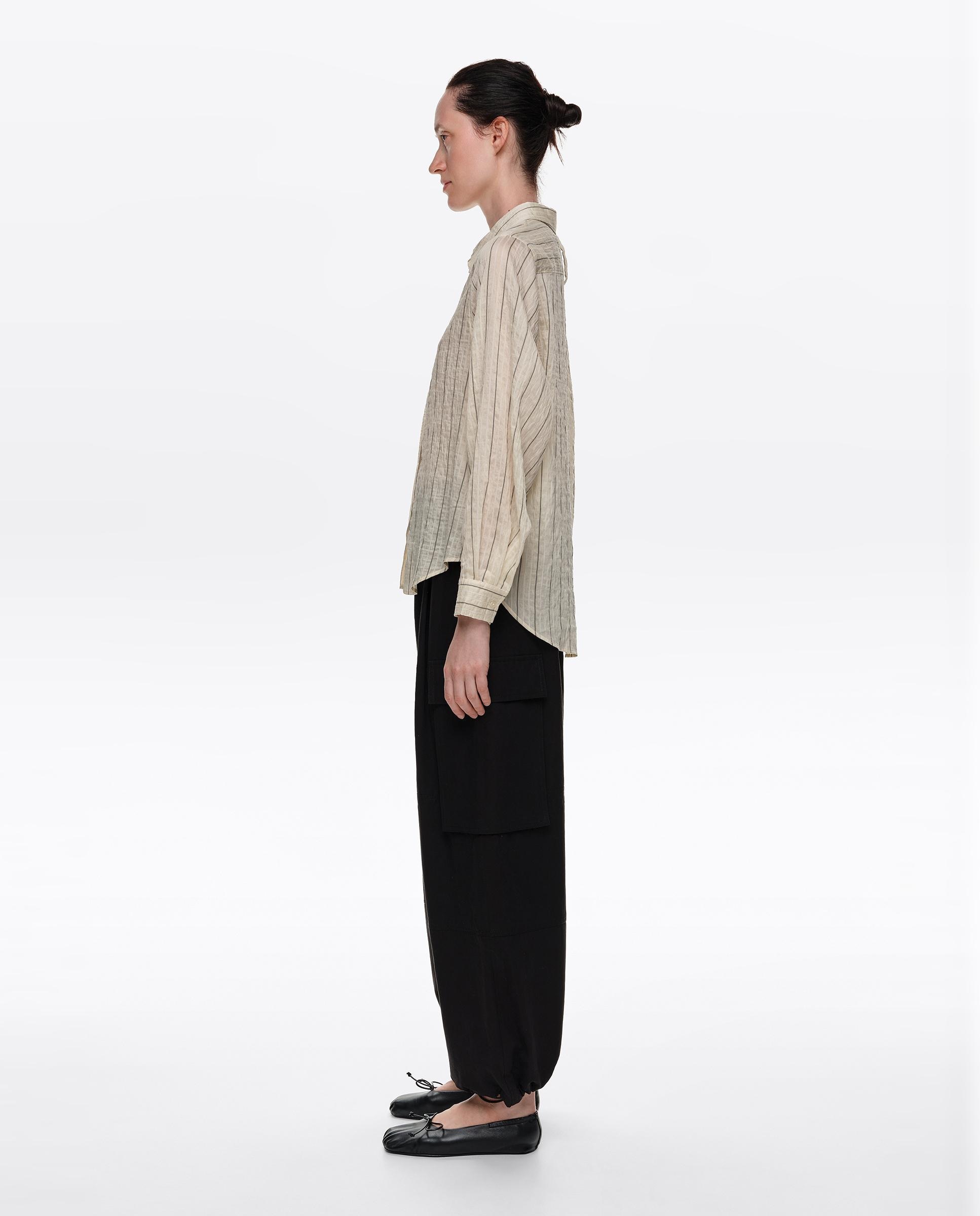Camisa de mujer femenina recta - Bimba y Lola - Natural Natural-3
