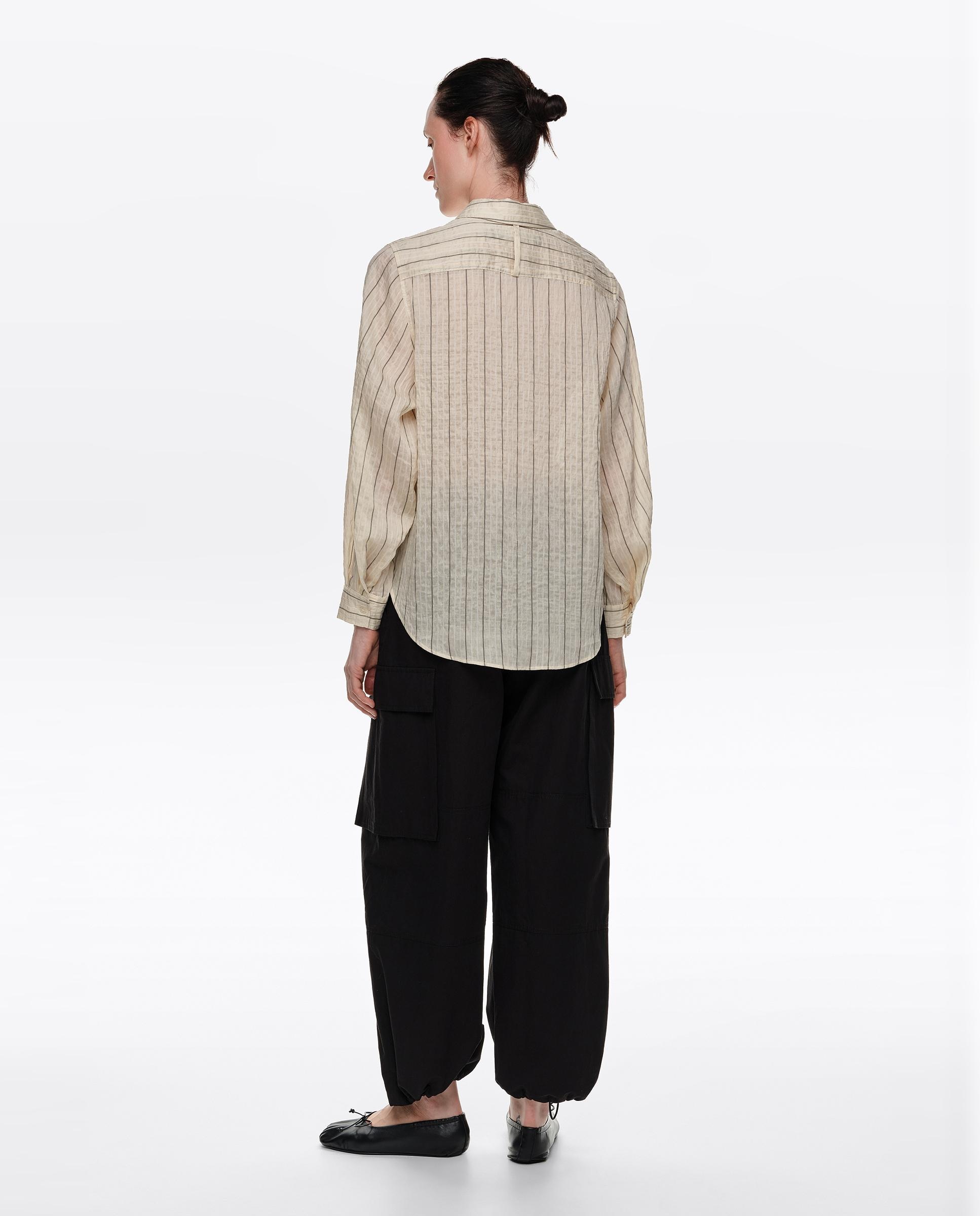 Camisa de mujer femenina recta - Bimba y Lola - Natural Natural-4