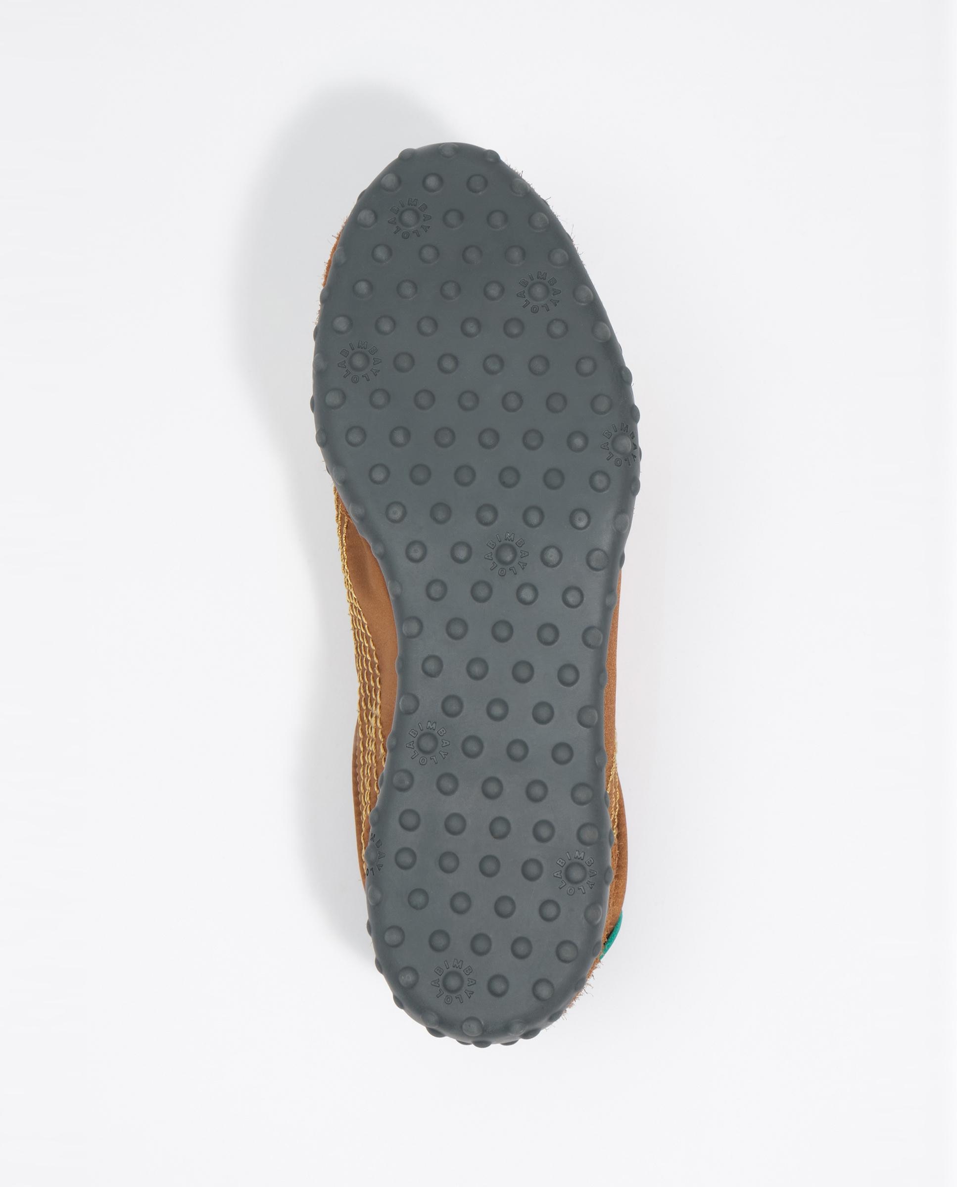 Zapatillas retro de mujer 13 22 en serraje y tejido - Bimba y Lola - Cuero Cuero-7