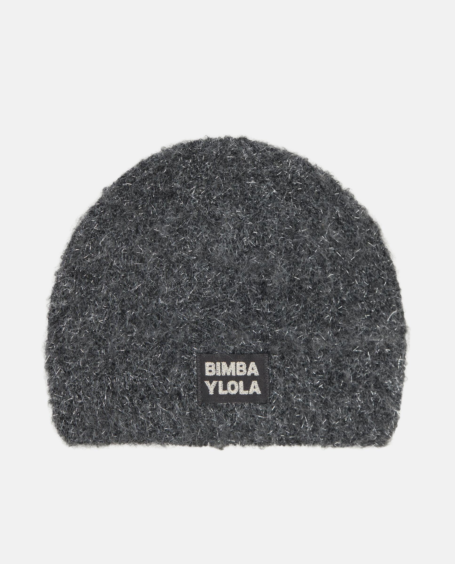 Imagen 1 de Gorro de mujer punto lurex Gris