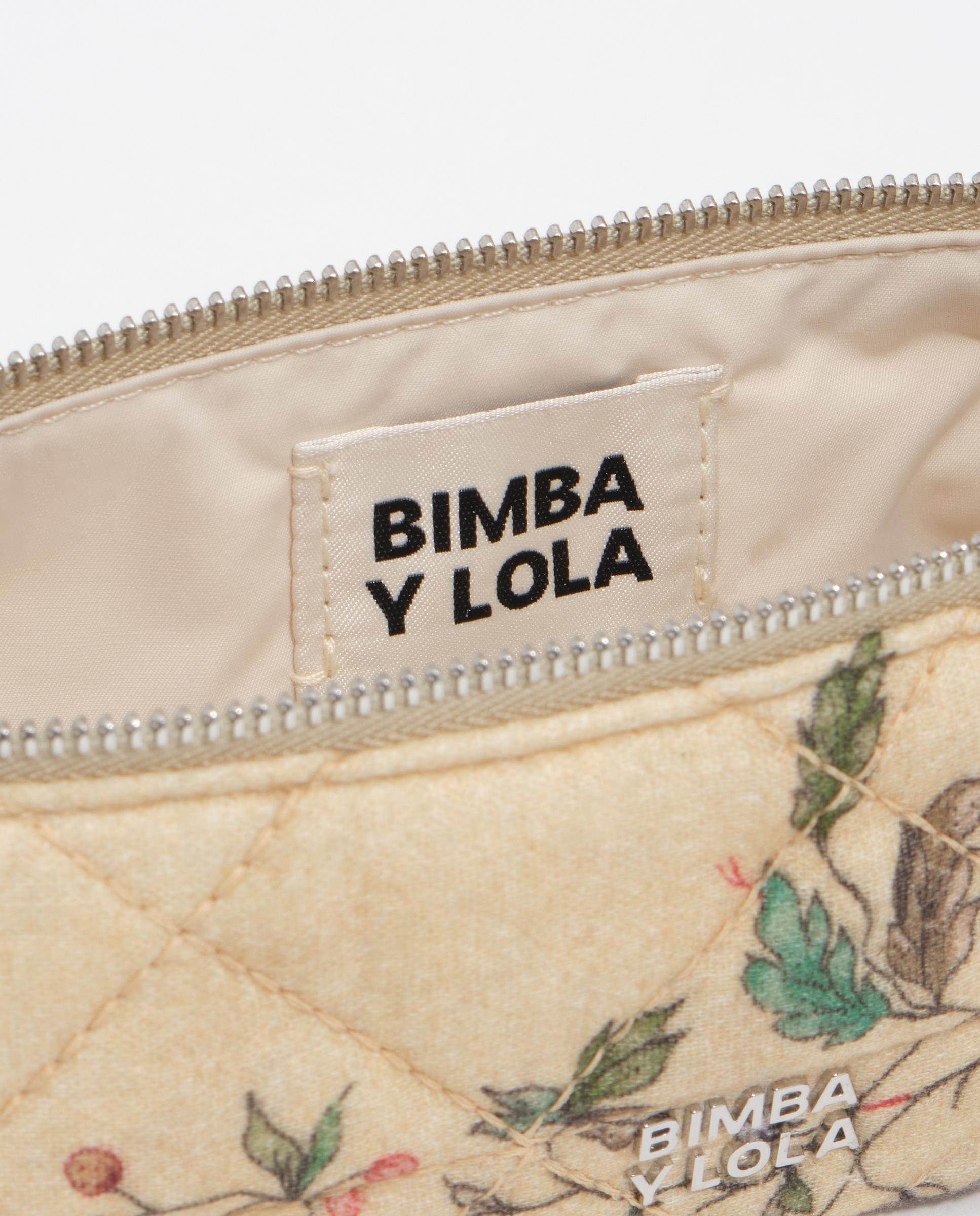 Estuche de algodón romantic sweet con cierre cremallera 100% algodón - Bimba y Lola - Natural Natural-5