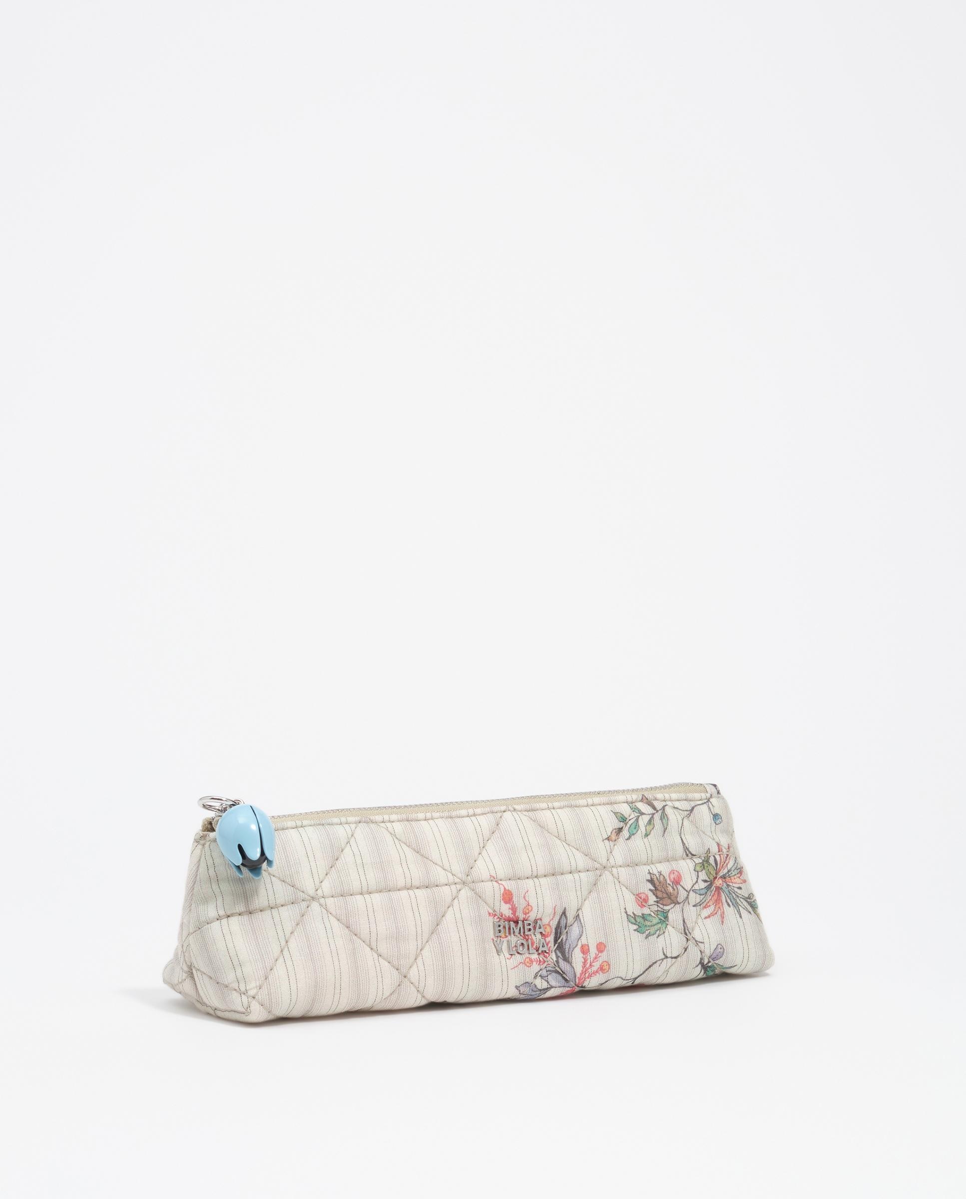Estuche de algodón romantic sweet con cierre cremallera - Bimba y Lola - Natural Natural-3