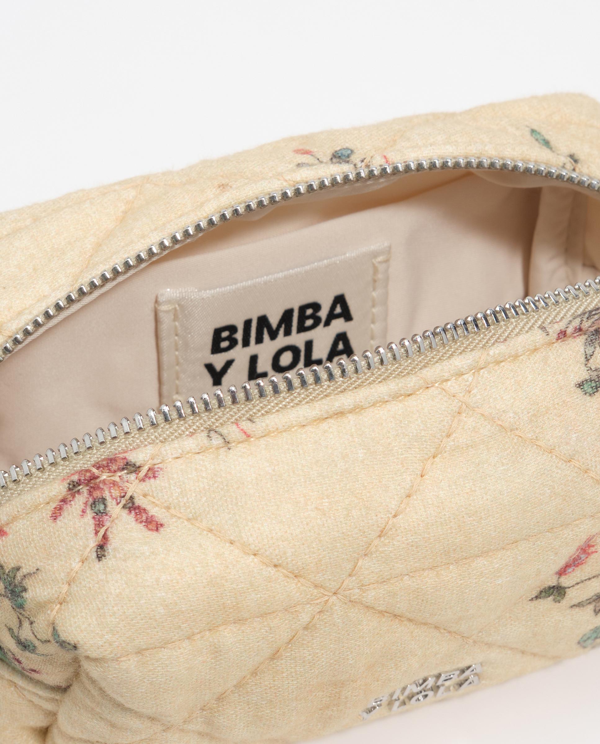 Neceser mini de algodón romantic con cierre cremallera 100% algodón - Bimba y Lola - Natural Natural-5