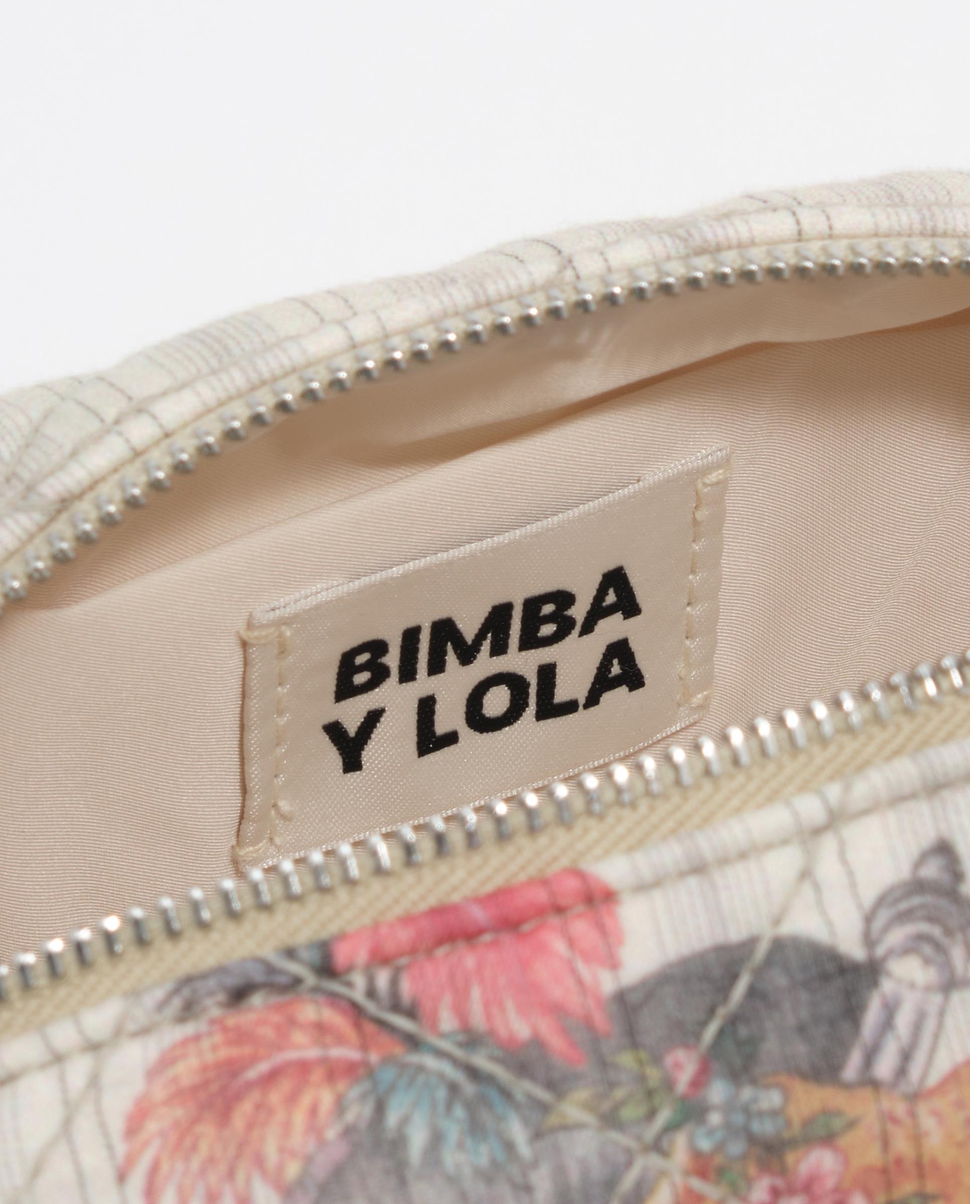 Neceser mini de algodón romantic con cierre cremallera - Bimba y Lola - Natural Natural-5