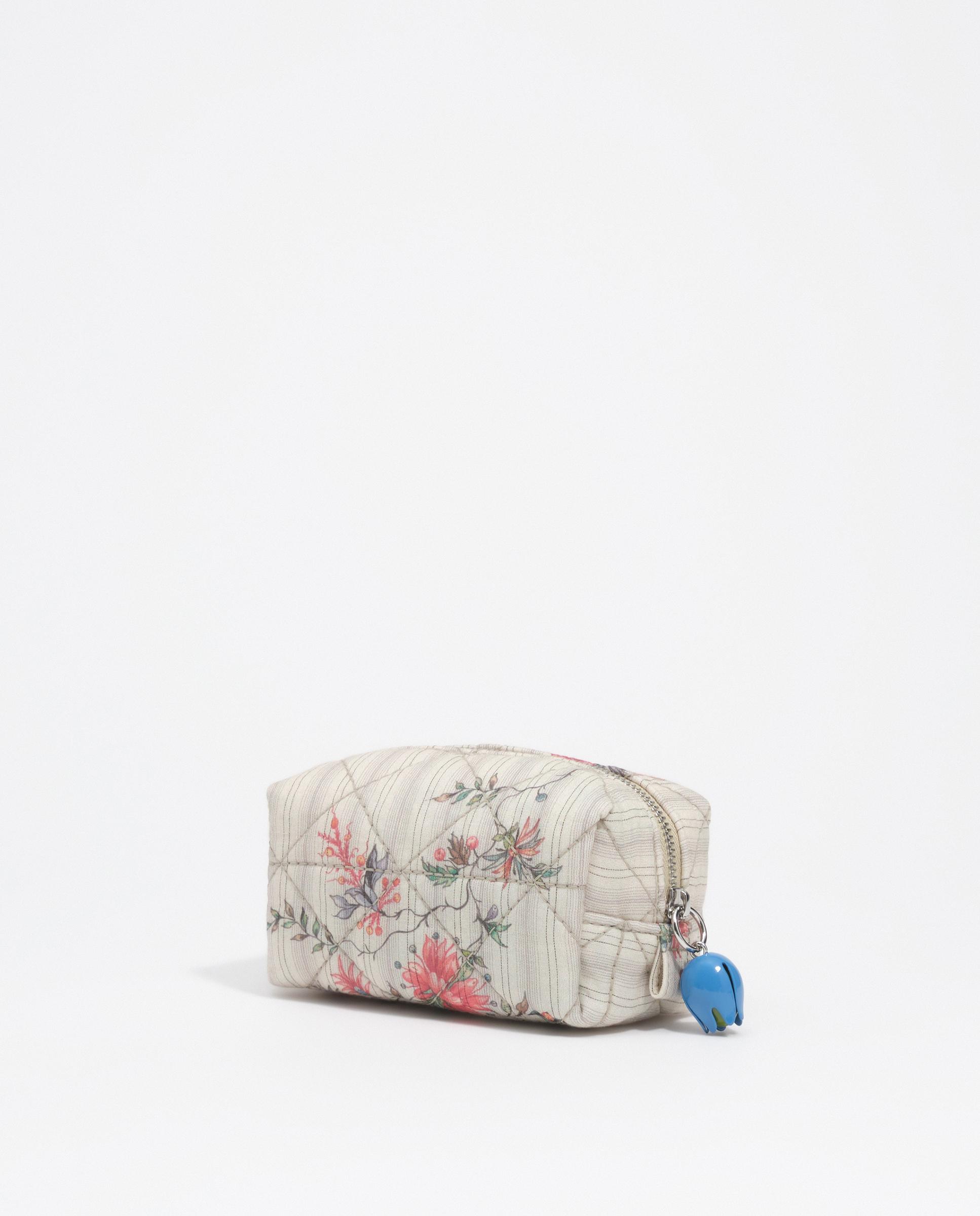 Neceser mini de algodón romantic con cierre cremallera - Bimba y Lola - Natural Natural-7