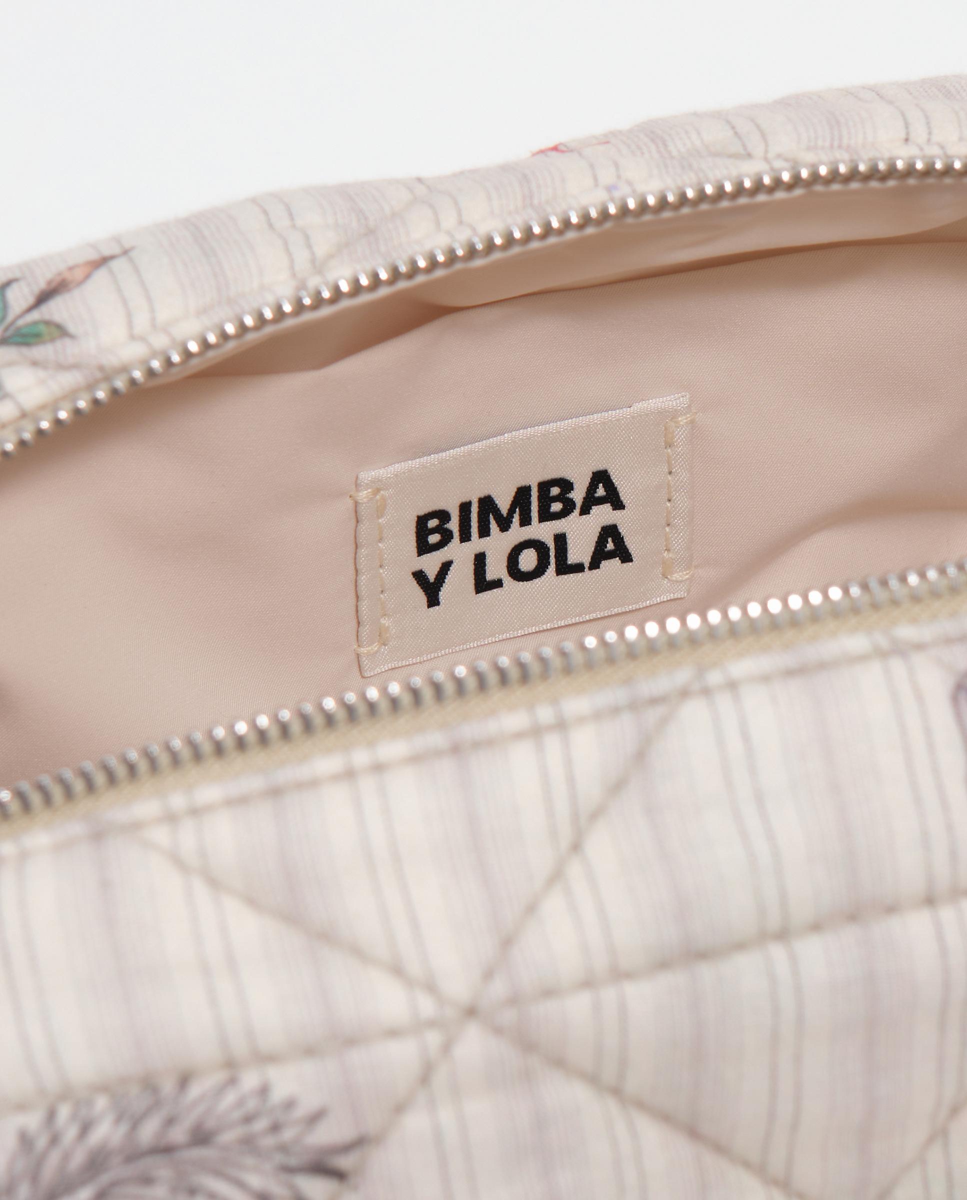 Neceser mediano de algodón romantic sweet con cierre cremallera - Bimba y Lola - Natural Natural-5