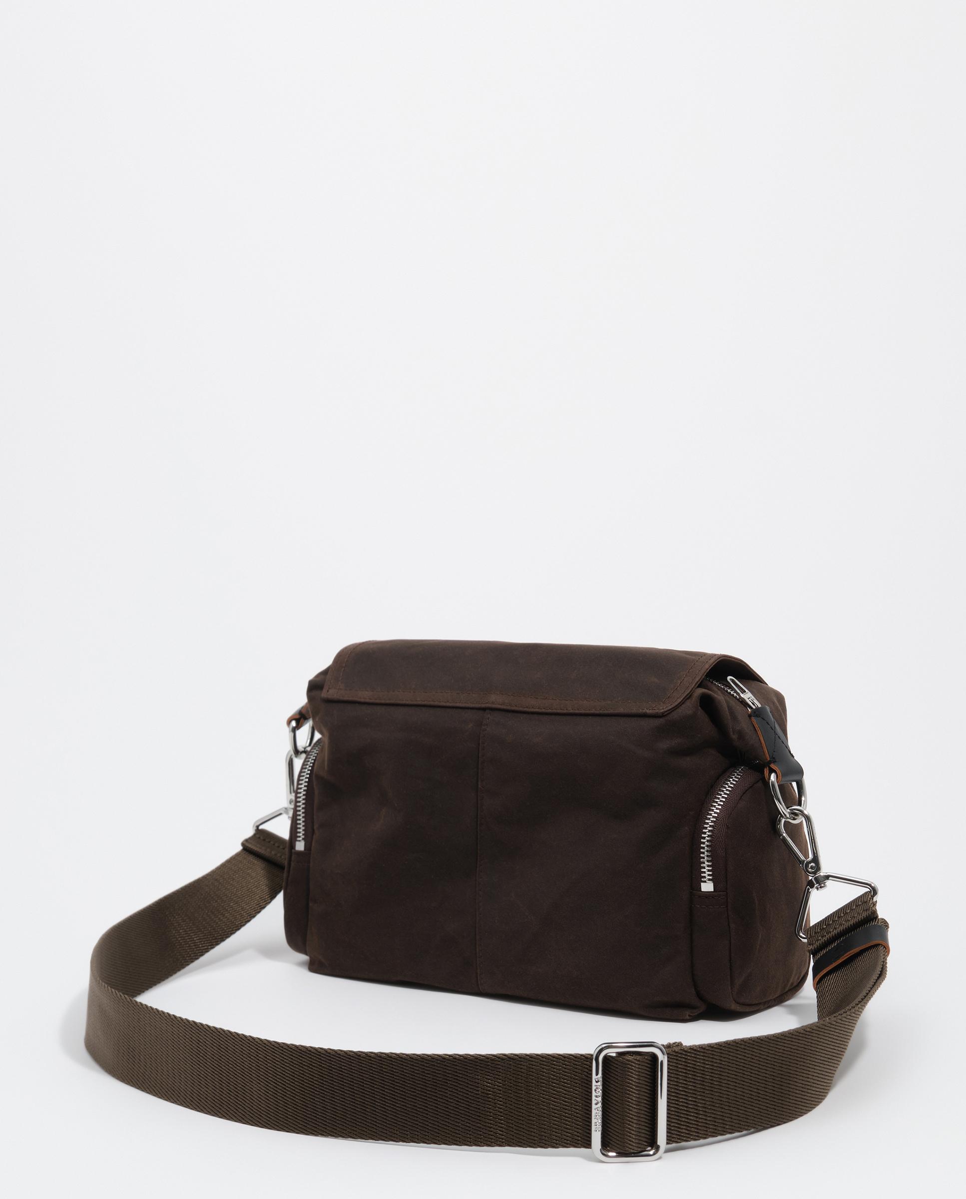 Bolso pocket solapa grande encerado - Bimba y Lola - Marrón Marrón-6